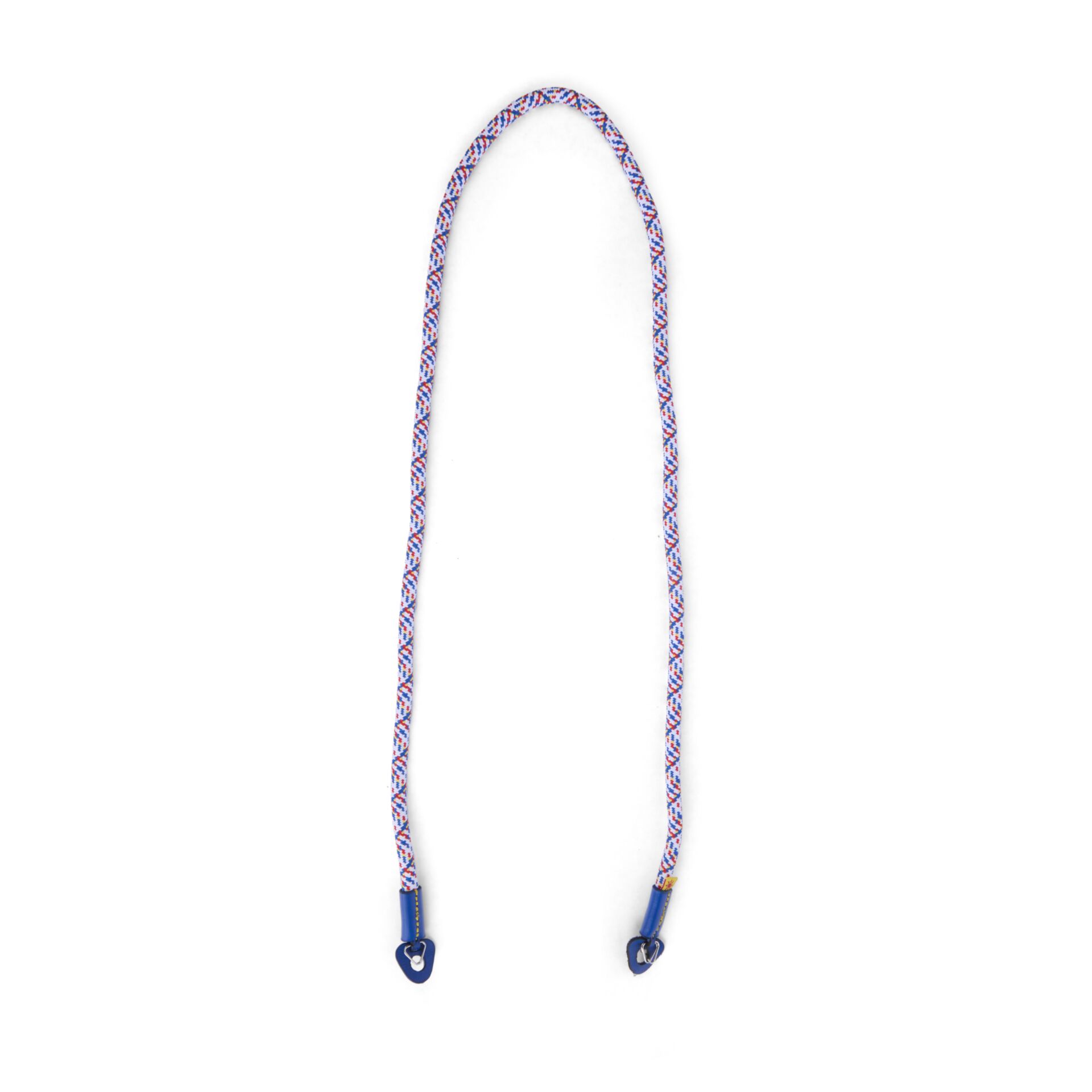 Hanfriemen, Kletterseil, Schnürseil, Ton-in-Ton Muster, Blau-weißes Seil