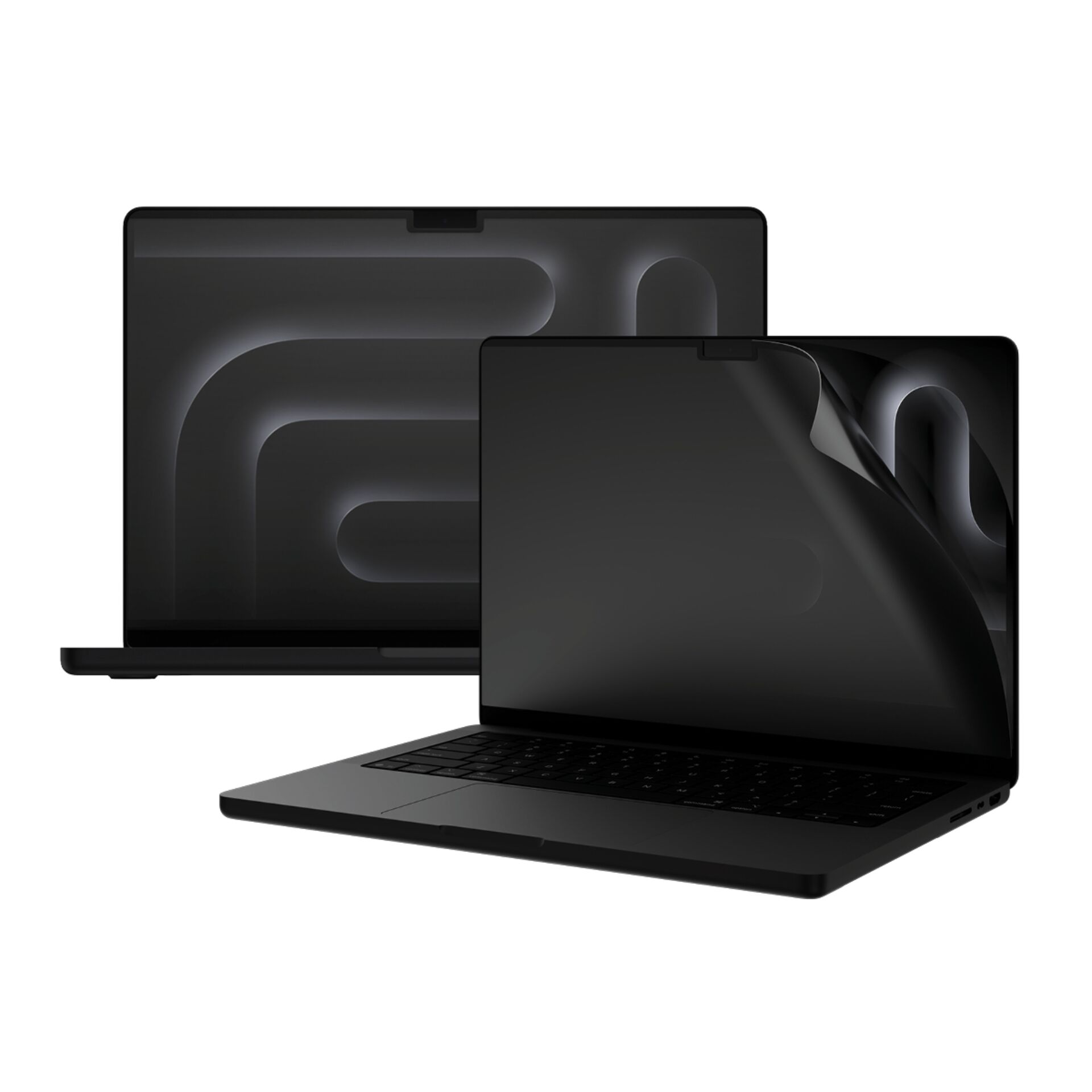 laptop, notebook, schwarz, schwarzer bildschirm, kompakte konstruktion