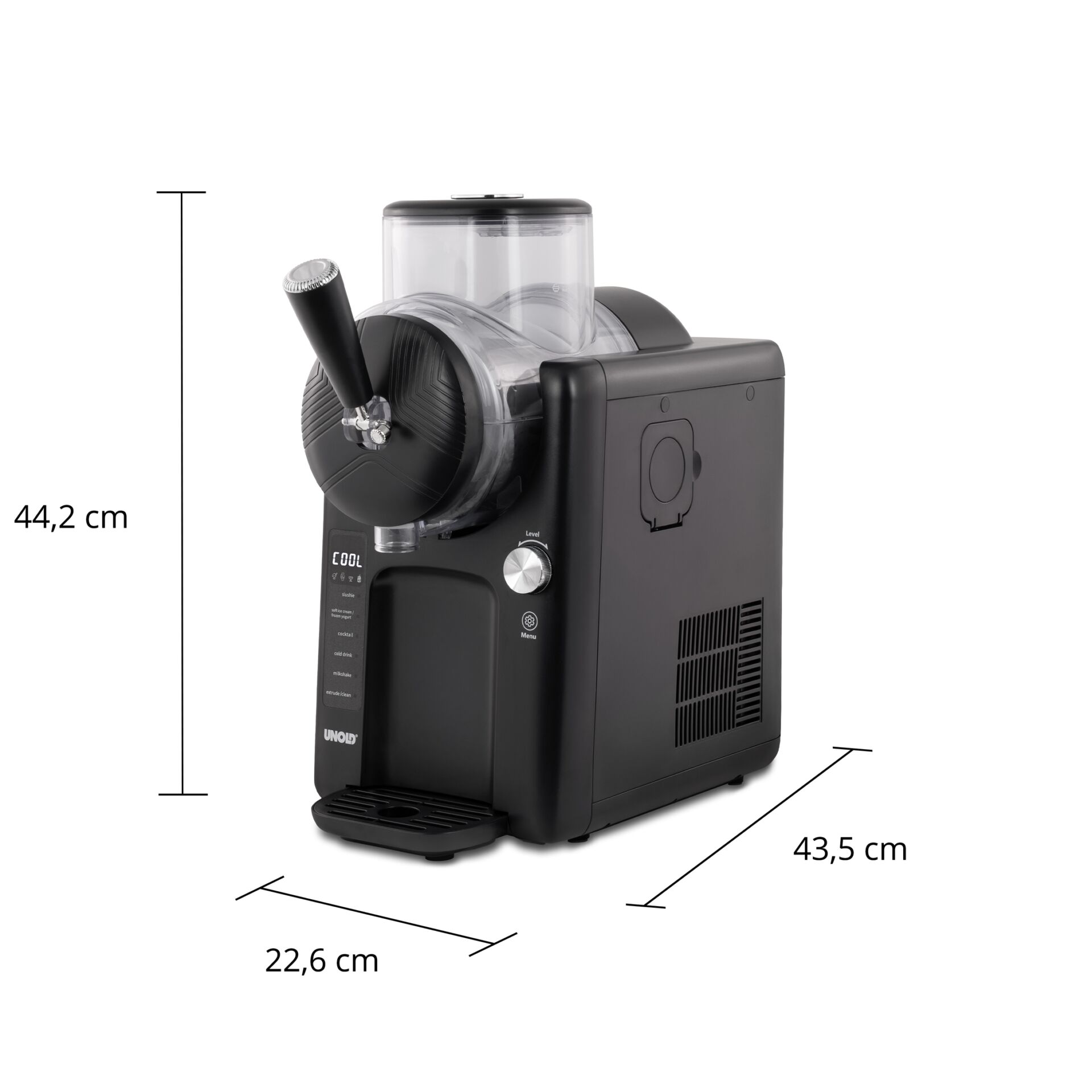 Espresso machine, Collection container, Rotary disc, Coffee preparation, Compact machine