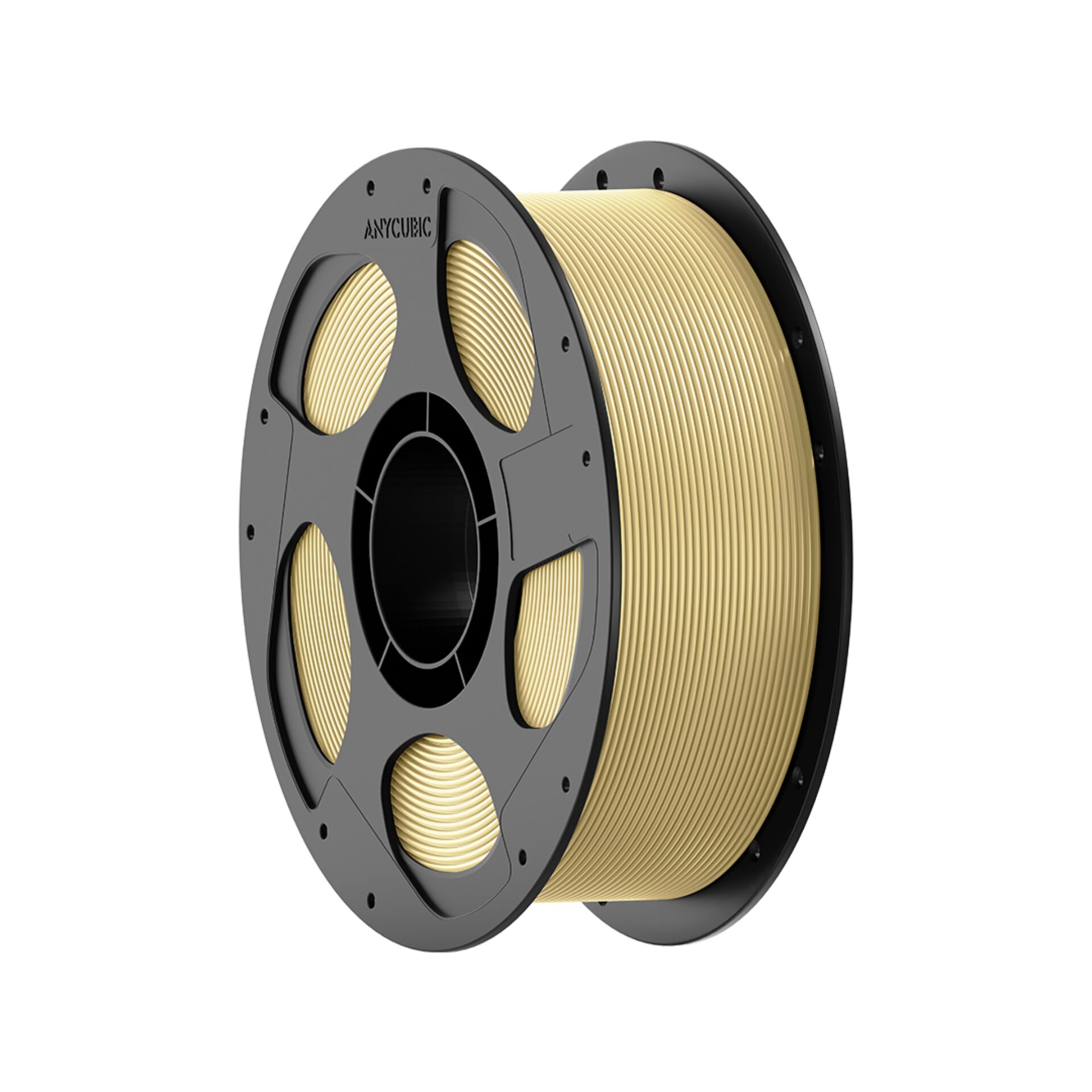 3D-Druck Filament, PLA-Filament, Spule, goldene Farbe, Rolle