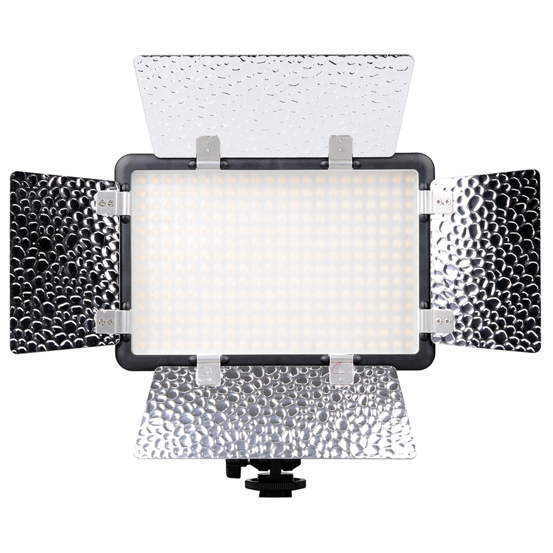 Godox LED308C II Videoleuchte mit Abschirmklappe Beleuchtung, Aluminium