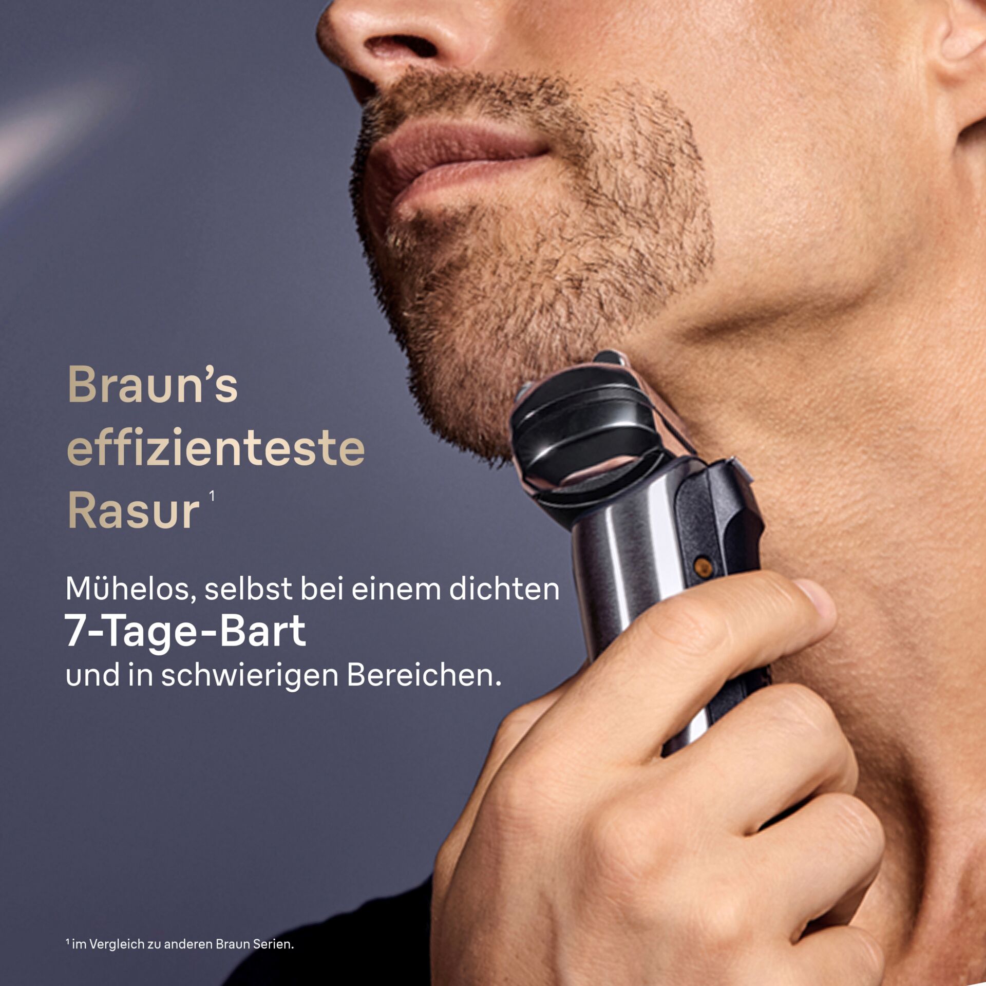 Rasierer, Barthaare, Rasierapparat, Elektrischer Rasierer, 7-Tage-Bart