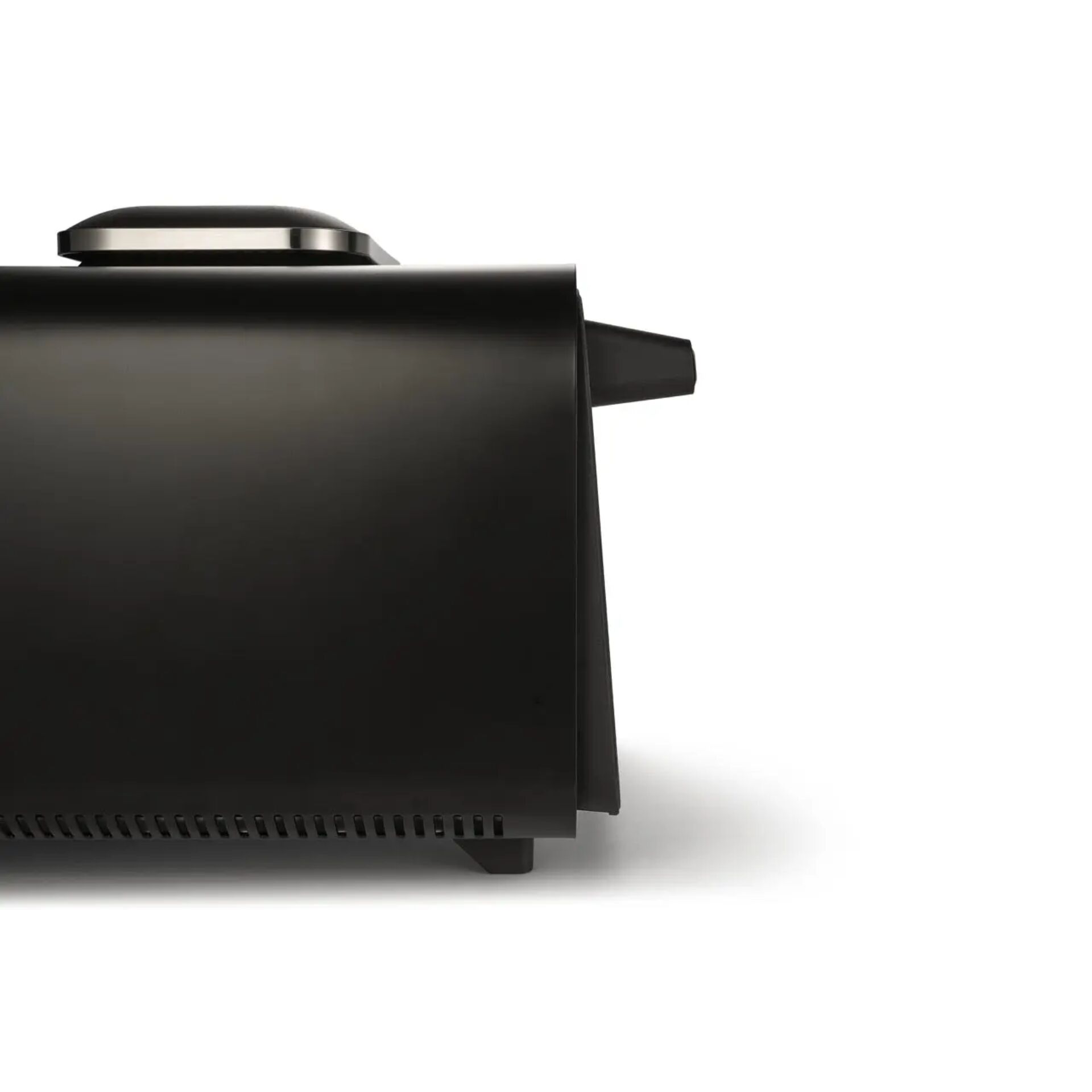 grill, Grillplatte, Rauchgerät, schwarz, Seitenansicht