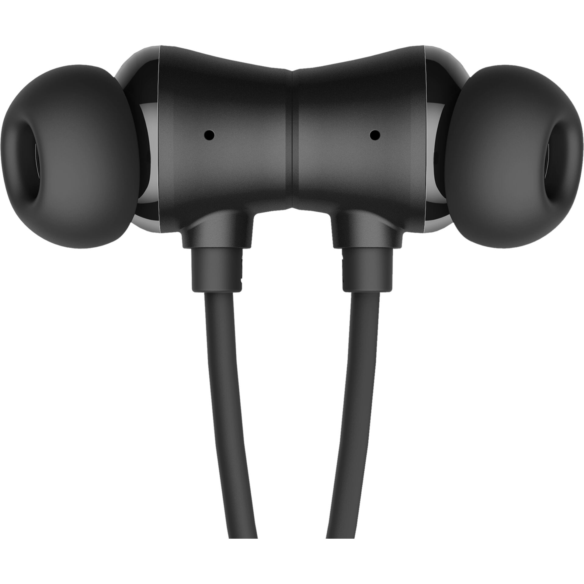 in-ear, ohrstöpsel, kabelgebundene, schwarz, stereo