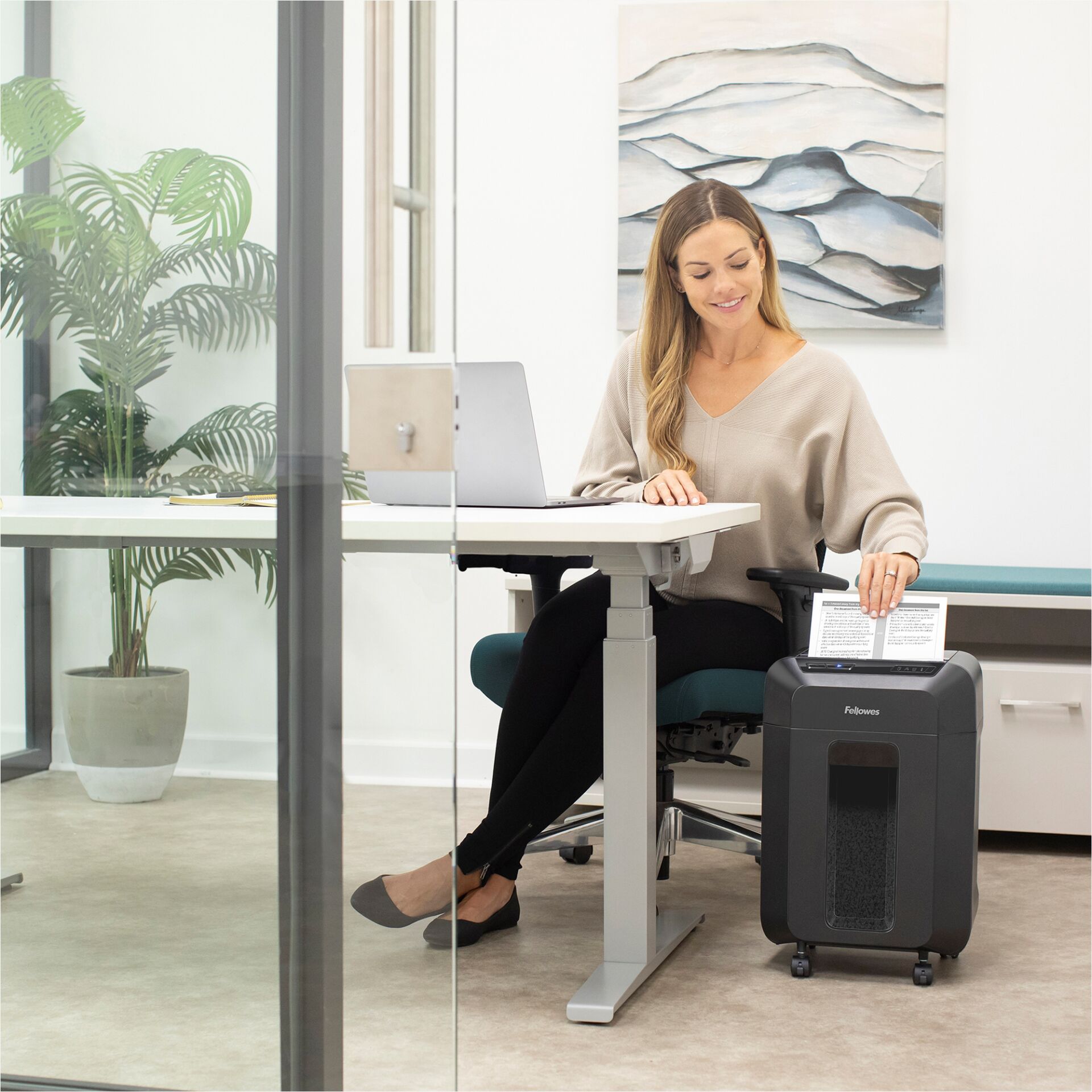 Moebel, Tabelle, Schreibtisch, Person, Frau