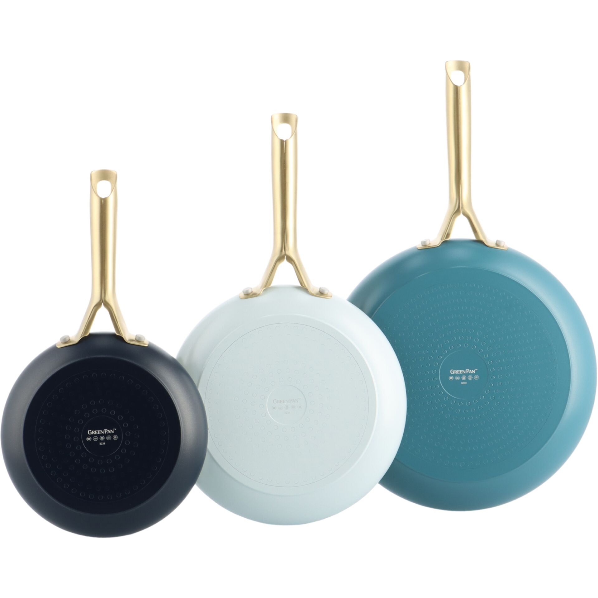 GreenPan Shades Bratfpannenset  3-tlg., 20+24+28cm Coastel