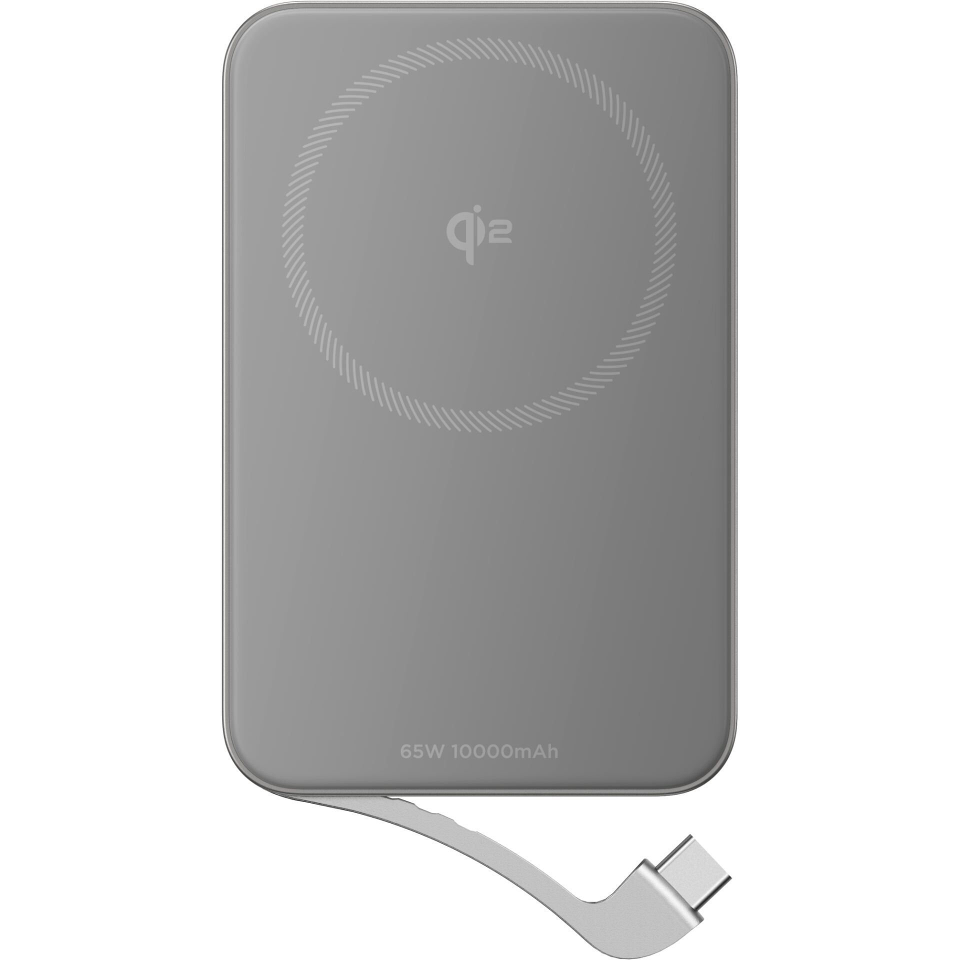 Qi2 Ladegerät, Kabellose Powerbank, 65W, 10000mAh, USB-C Eingang