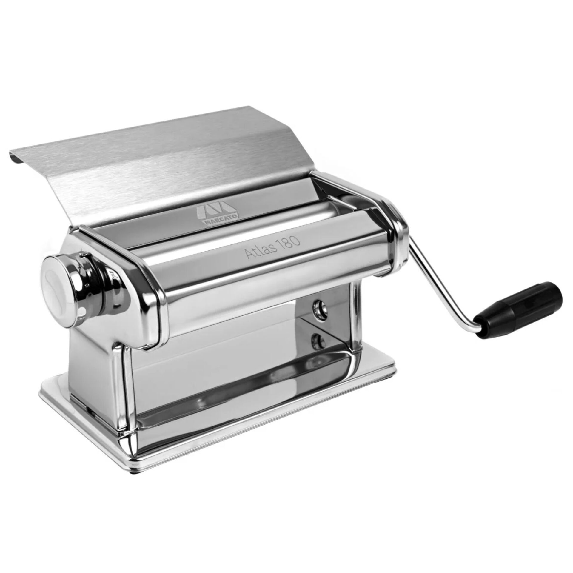 Nudelmaschine, manuell, Edelstahl, Küchenzubehör, Ausroller, Pasta Maker, Nudelmaschine, Manuelle Presse, Stahl, Atlas 180