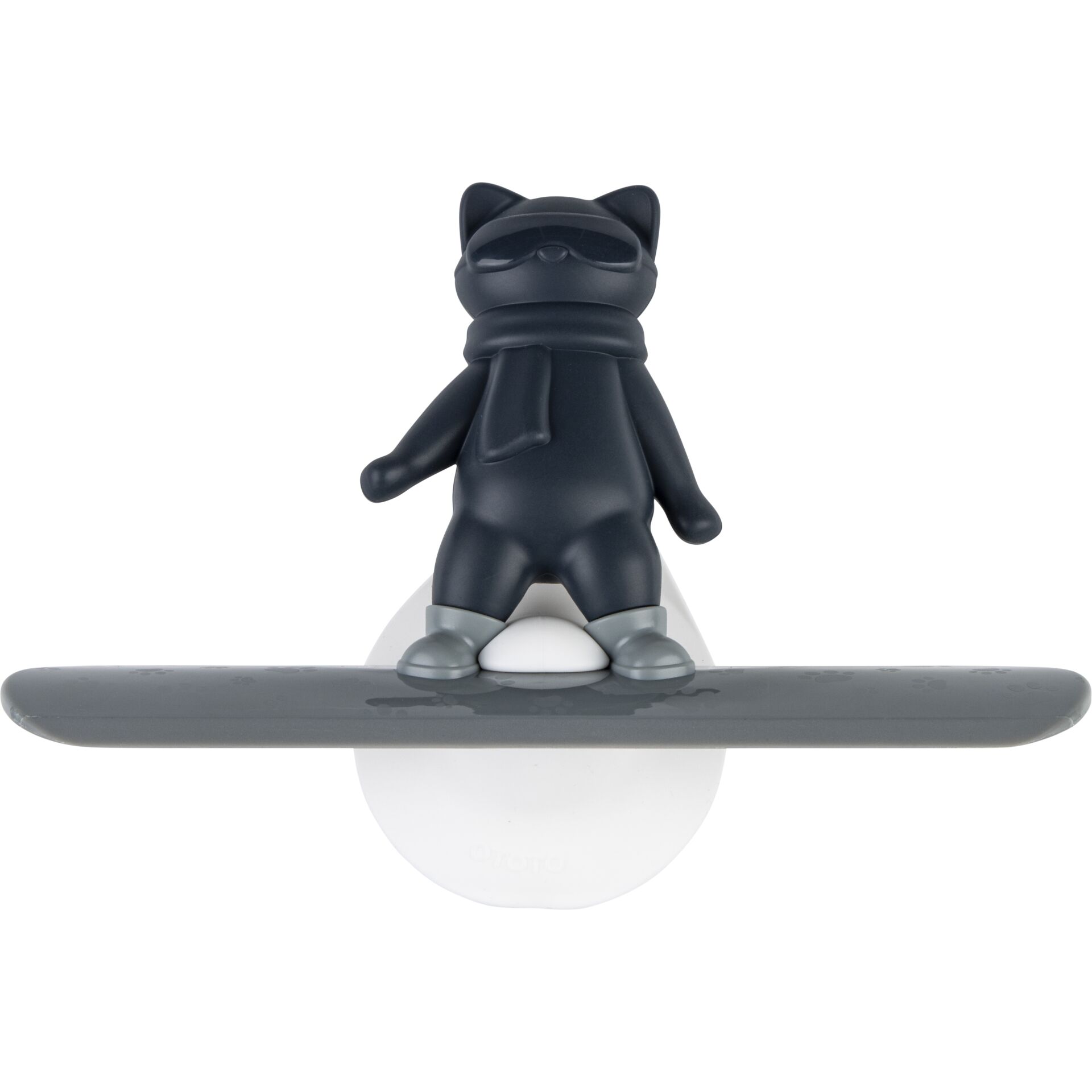 Katze, Skulptur, Schwarz, Schlittschuh, Figur