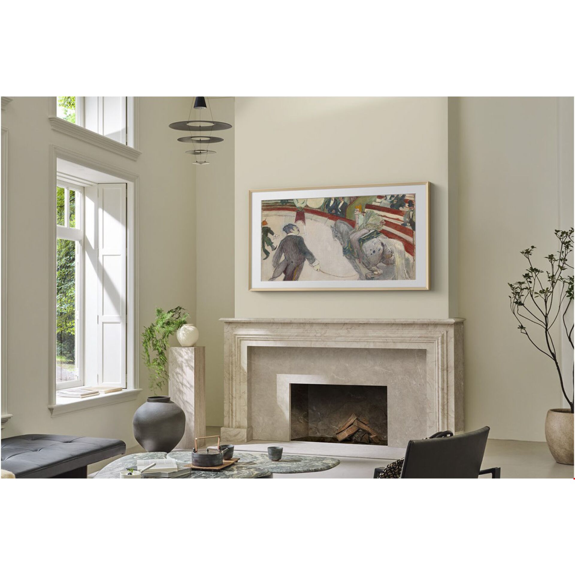 Drinnen, Innenarchitektur, Kamin, Gemälde, Herd