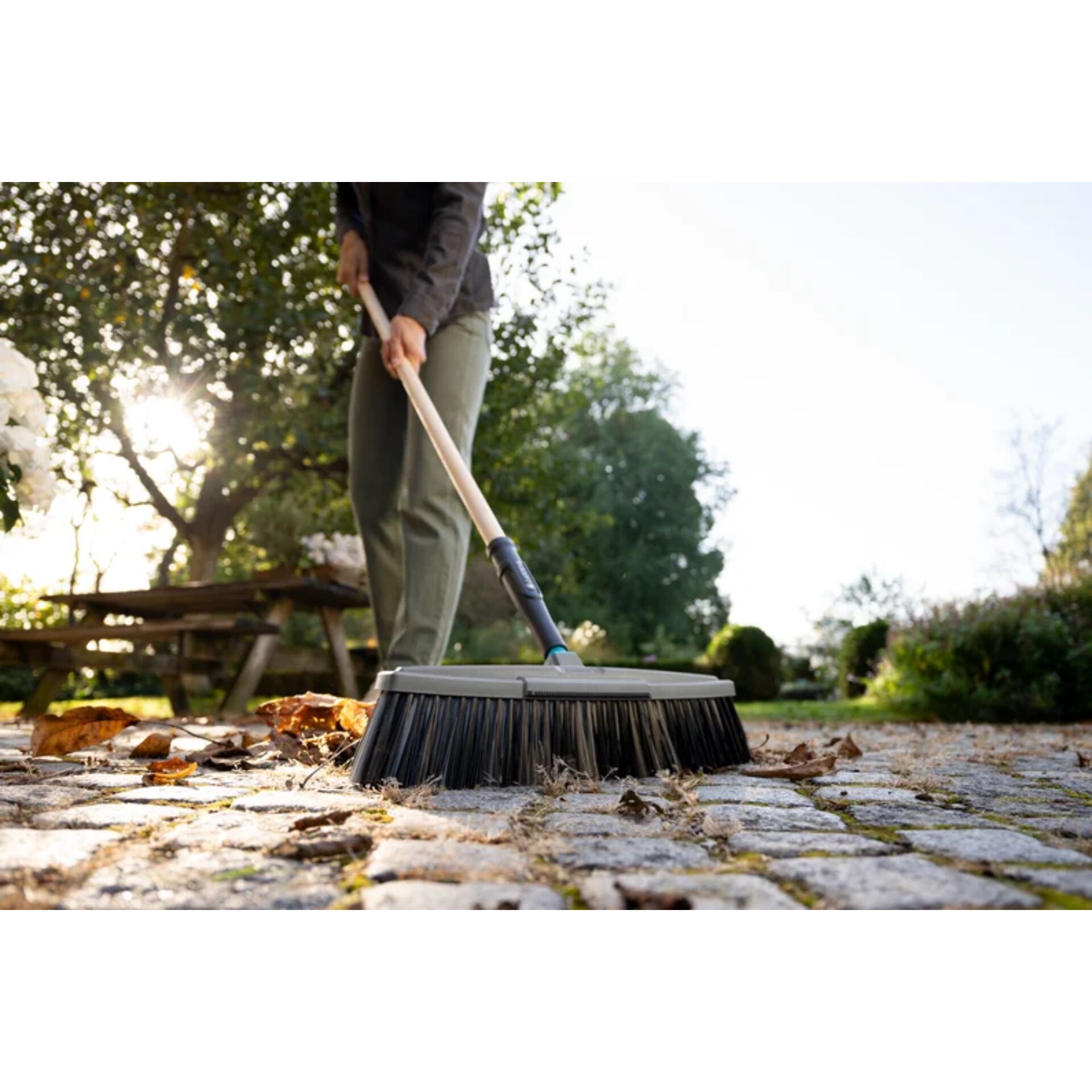 Schaufel, Besen, Gartenwerkzeug, Herbstlaub, Patio/Reinigung