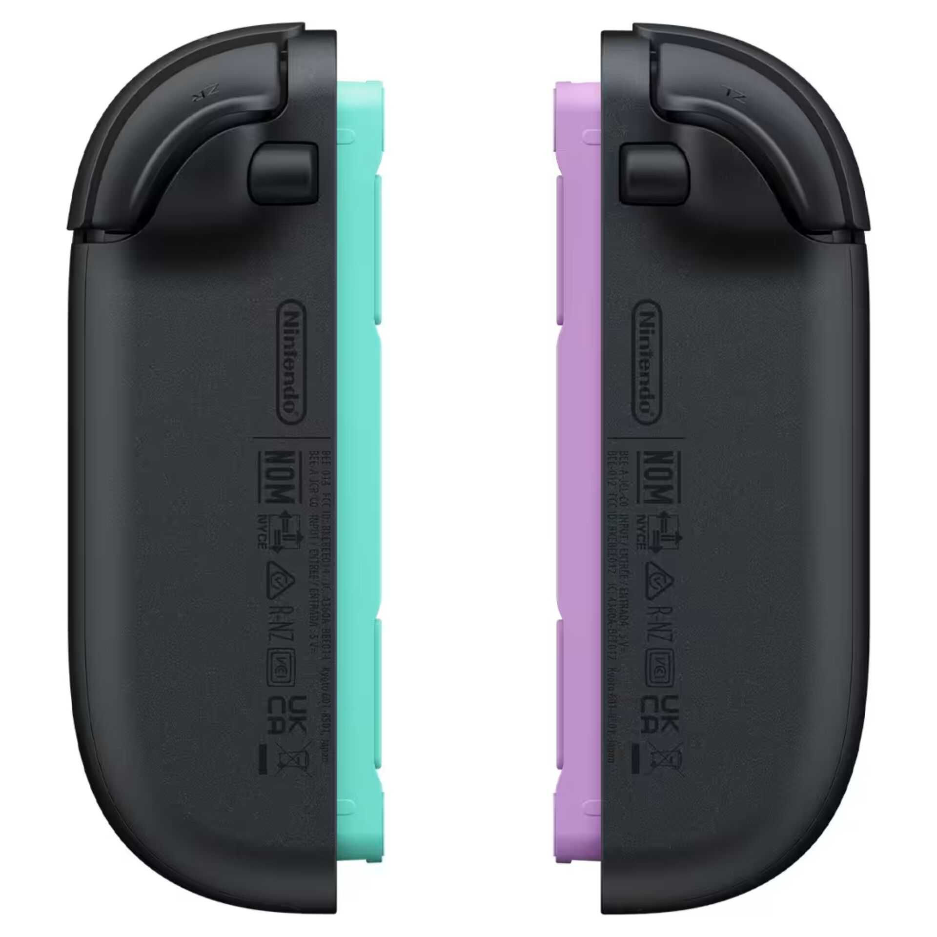 Joy-Con-Controller, Spielcontroller, schwarz, türkis und violett
