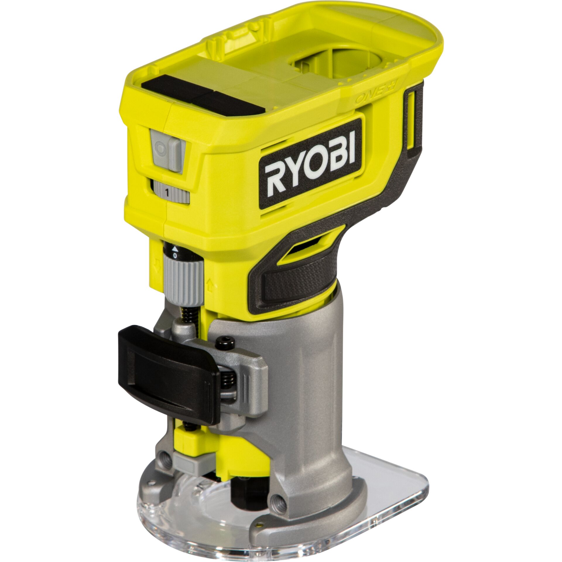 Kompakt-Stauber, Lichtstufe, Routenwinkel, Stichsägeauflage, RYOBI