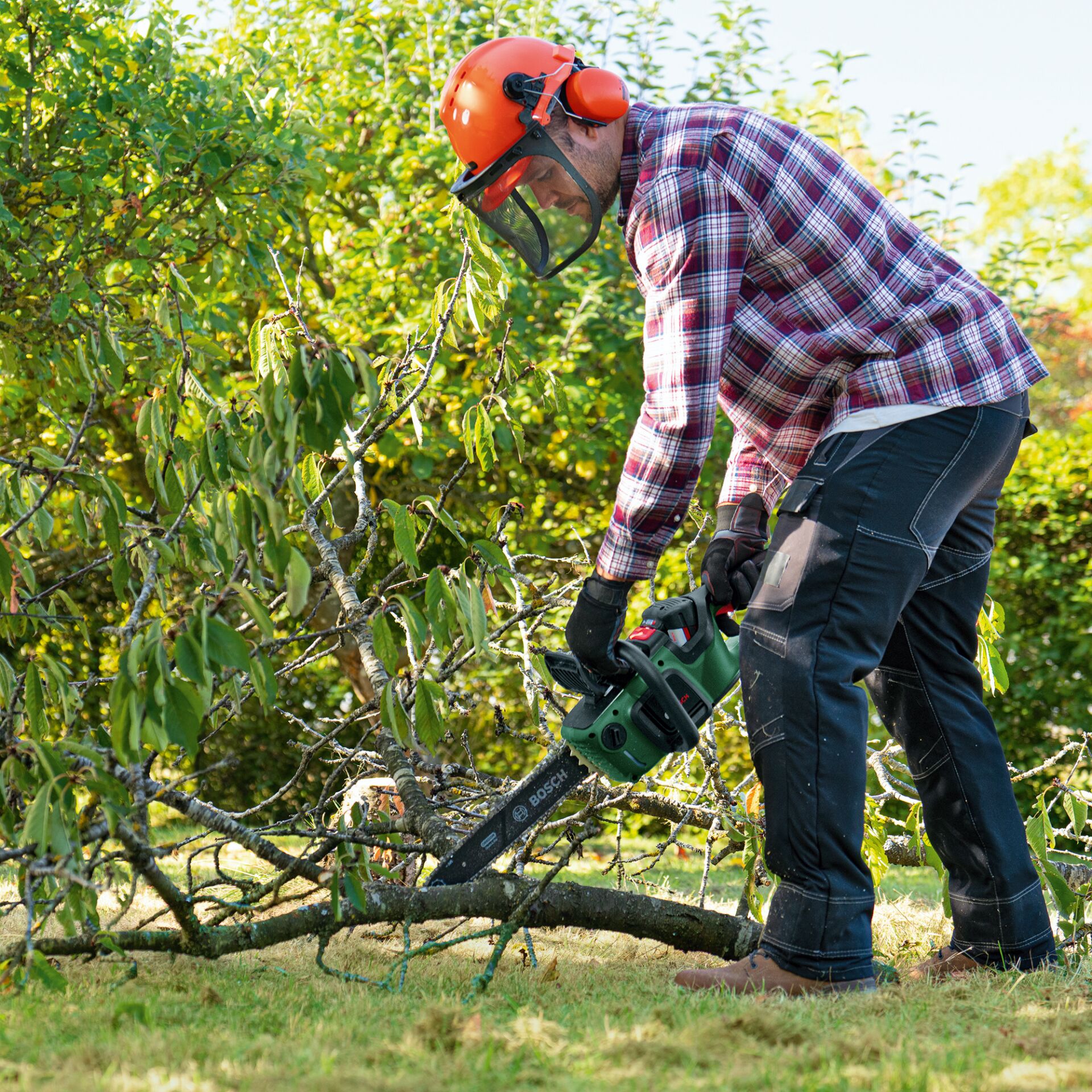 Gras, Handschuh, Garten, Rasen, Arbeiter