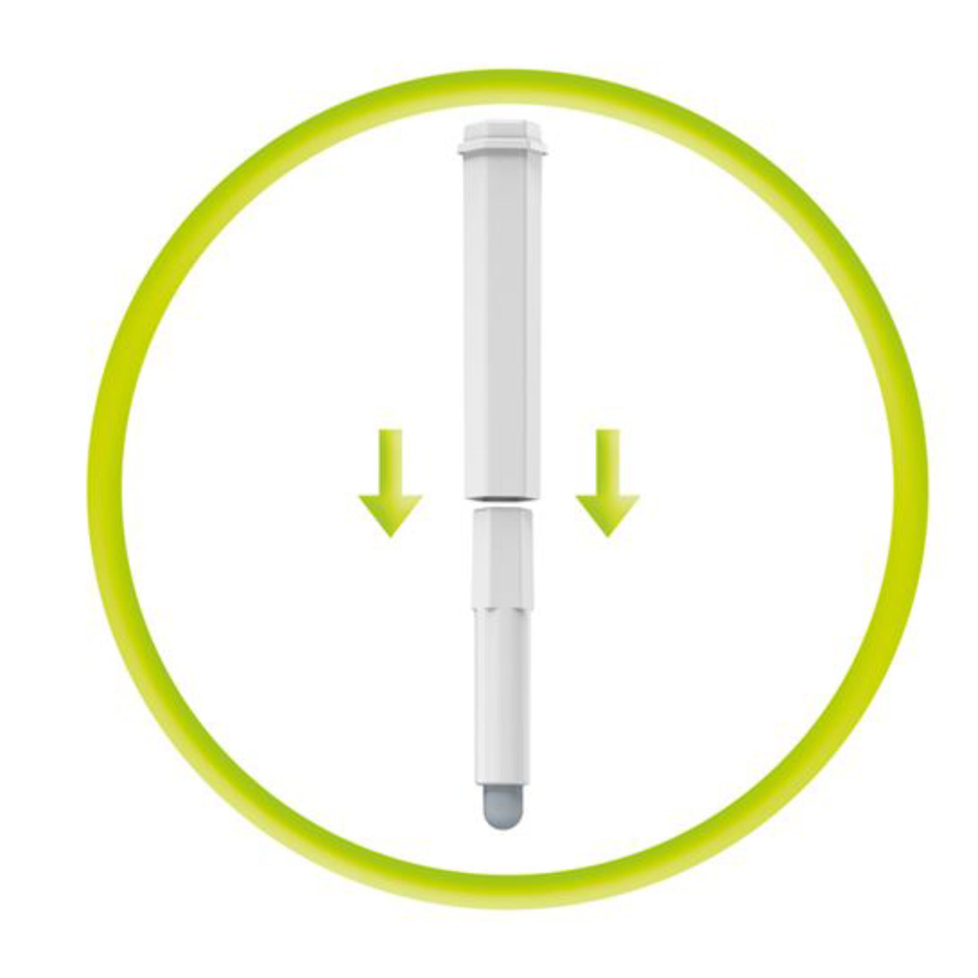 Stift, Schreibstift, Schraubmechanik, Wechselbar, Kohlenschutz