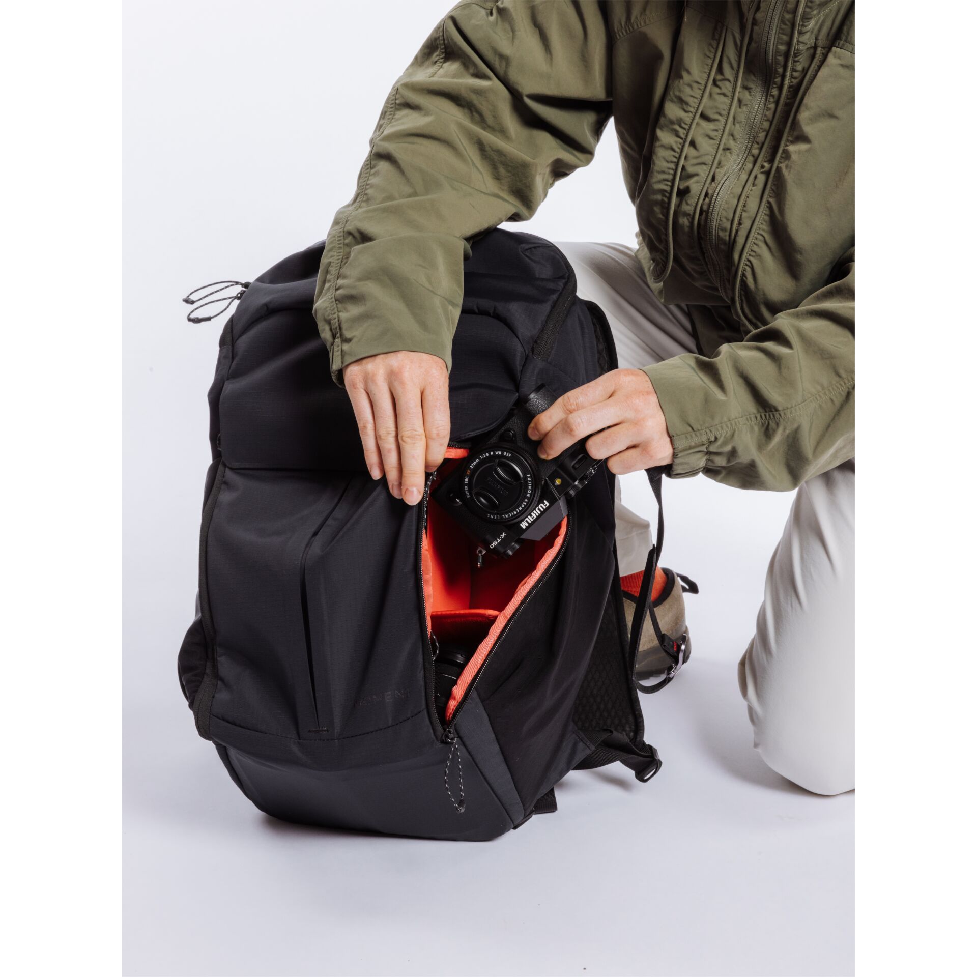 Rucksack, Rucksack, Kamerafach, Vordertasche, Reißverschlussfach