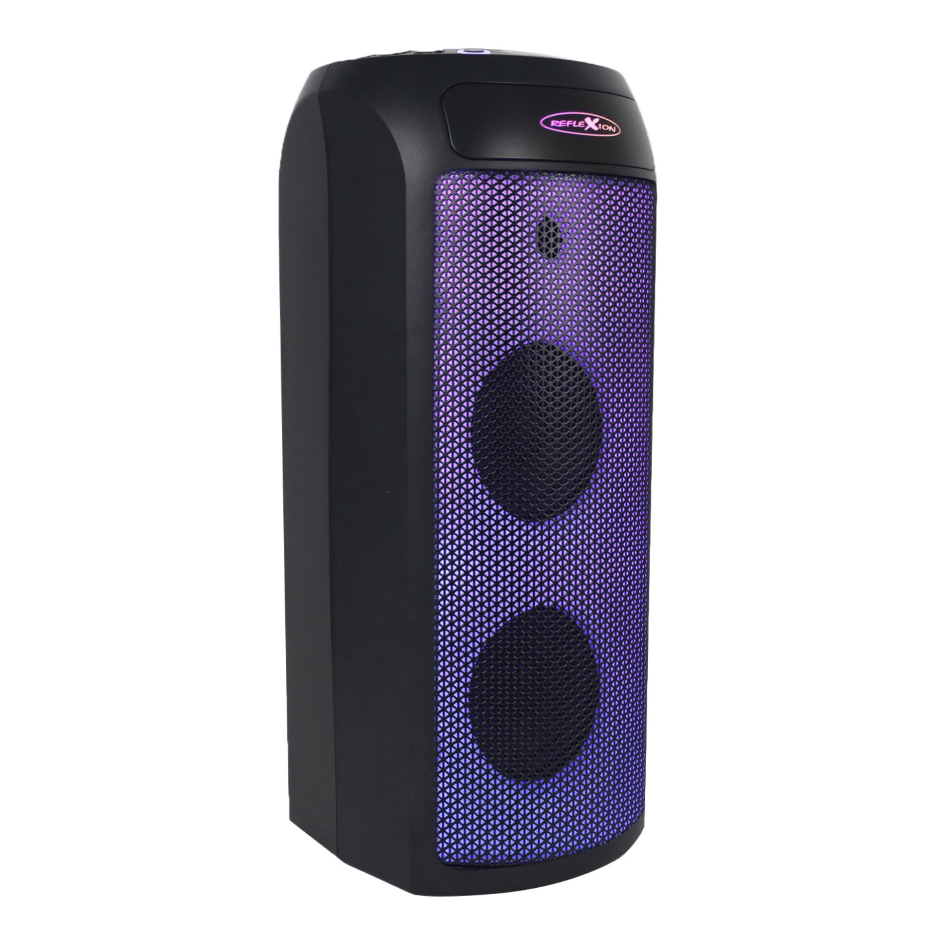 Lautsprecher, Studio-Lautsprecher, Bluetooth-Lautsprecher, Schwarz, Lila LED