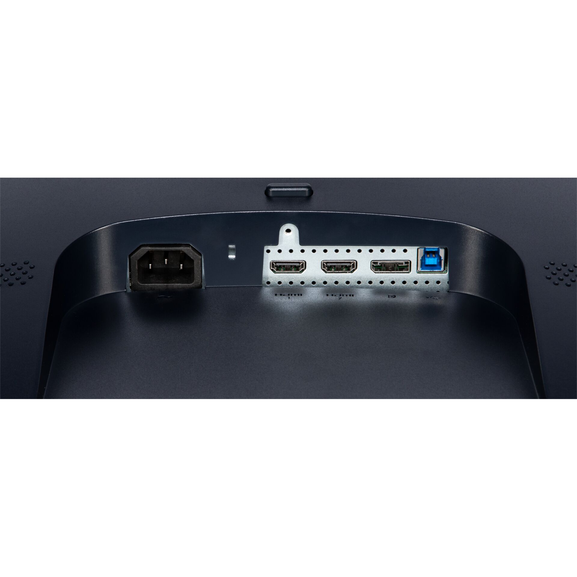 Stromanschluss, HDMI-Anschluss, DisplayPort, USB 3.0, Rückseite
