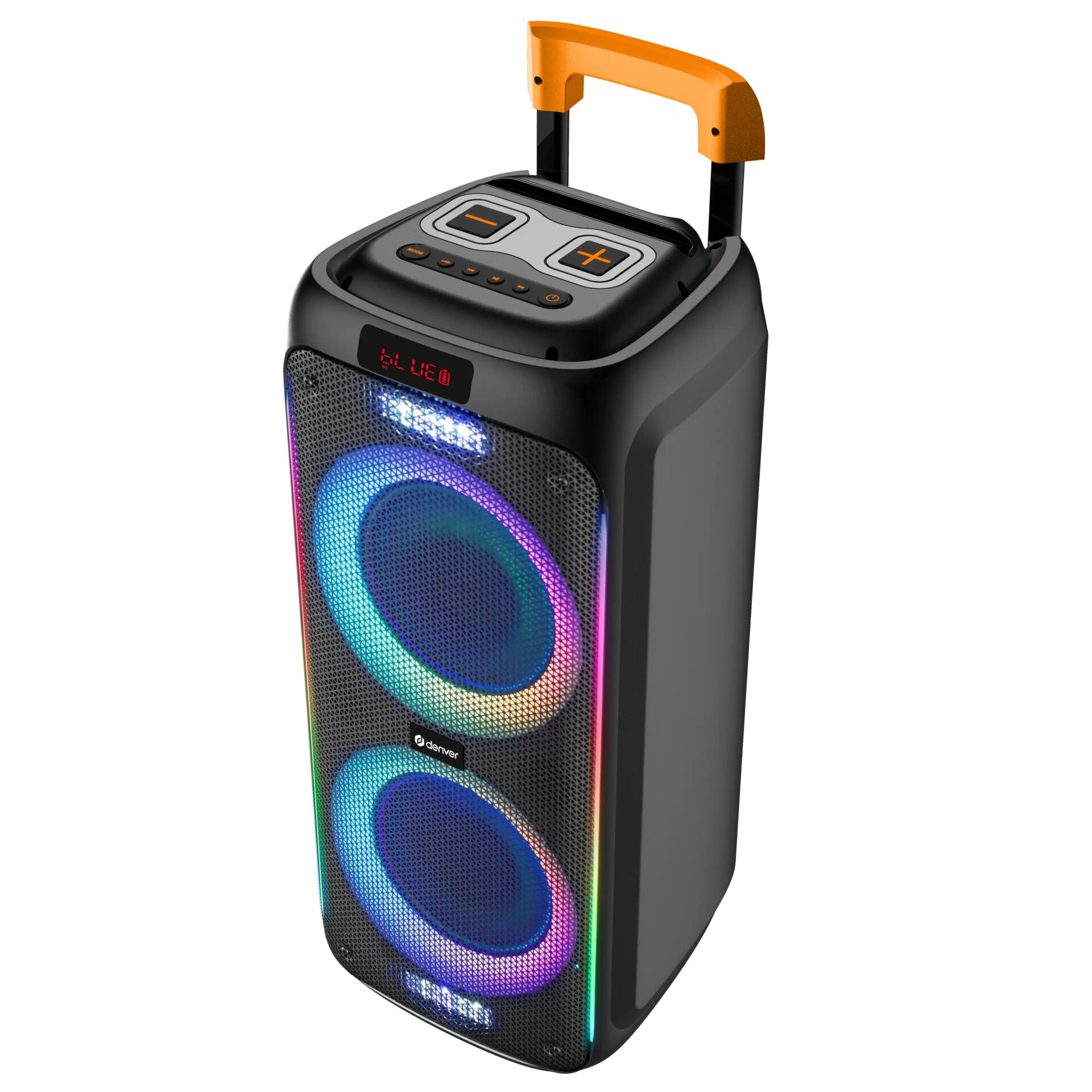 Bluetooth-Lautsprecher, tragbarer Lautsprecher, RGB-Beleuchtung, Tragegriff, USB-Laden
