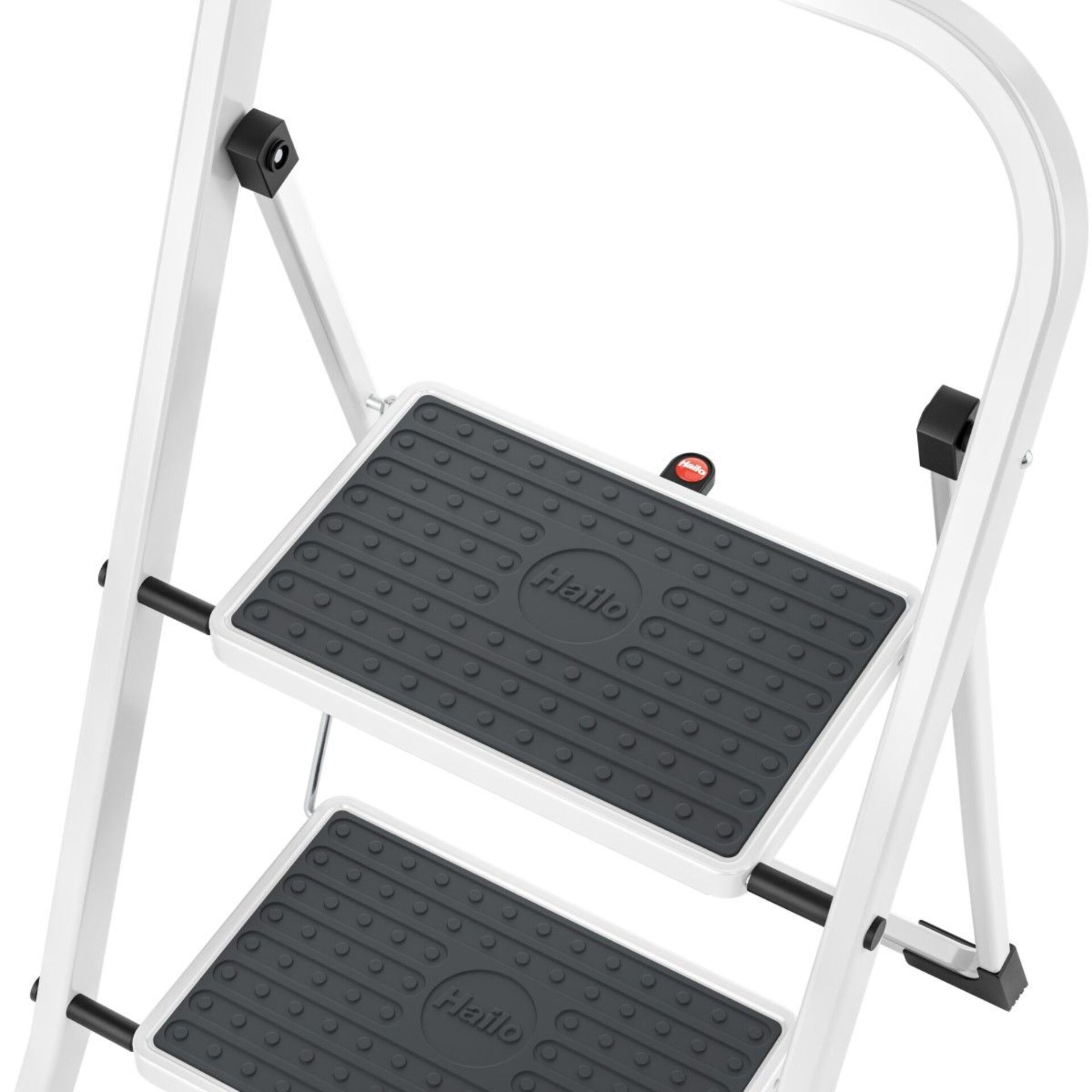 Stufenleiter, Stufenleitertreppe, Anti-Rutsch-Trittflächen, Metallrahmen, Gepolsterte Trittflächen