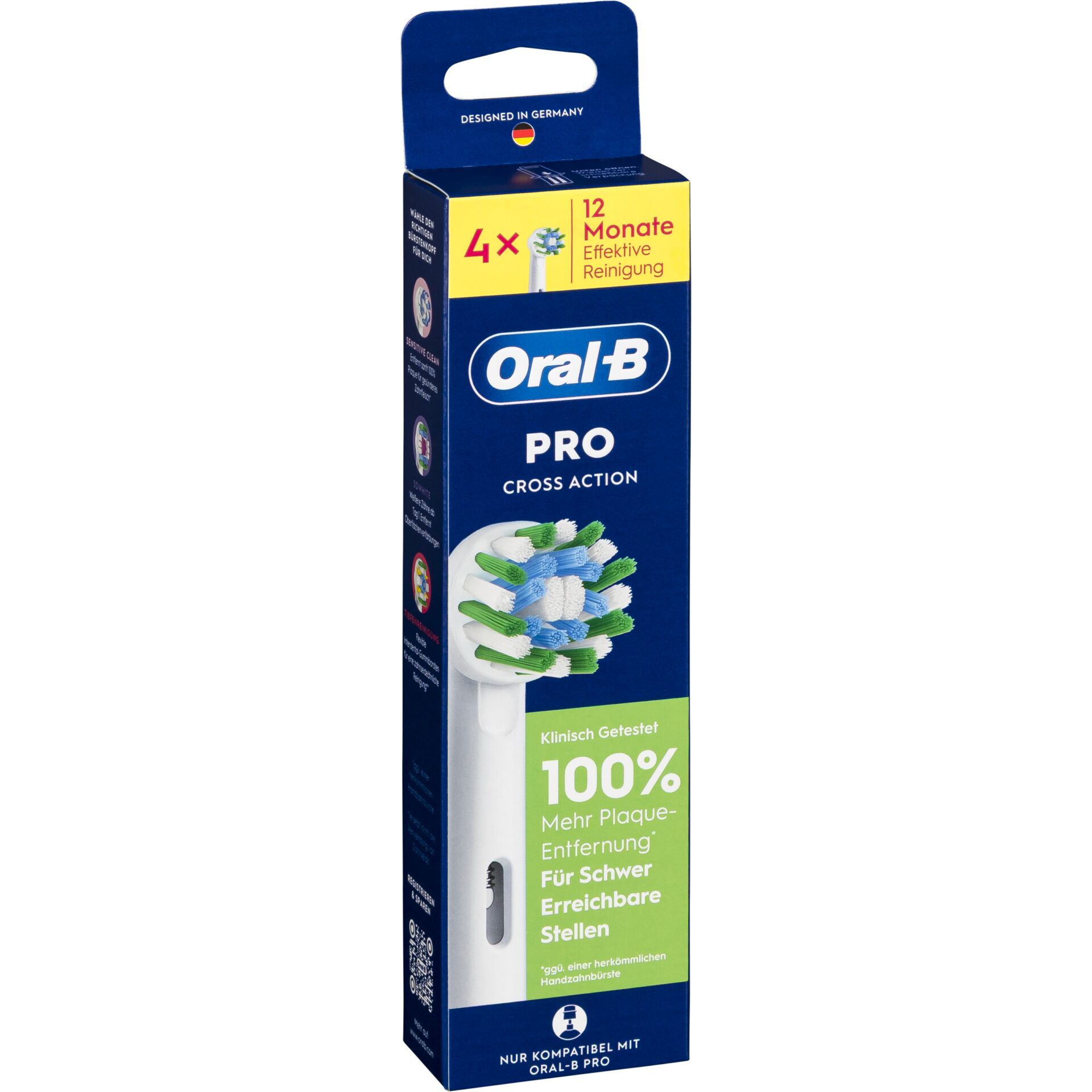 Oral-B Aufsteckbürsten  Pro CrossAction 4er