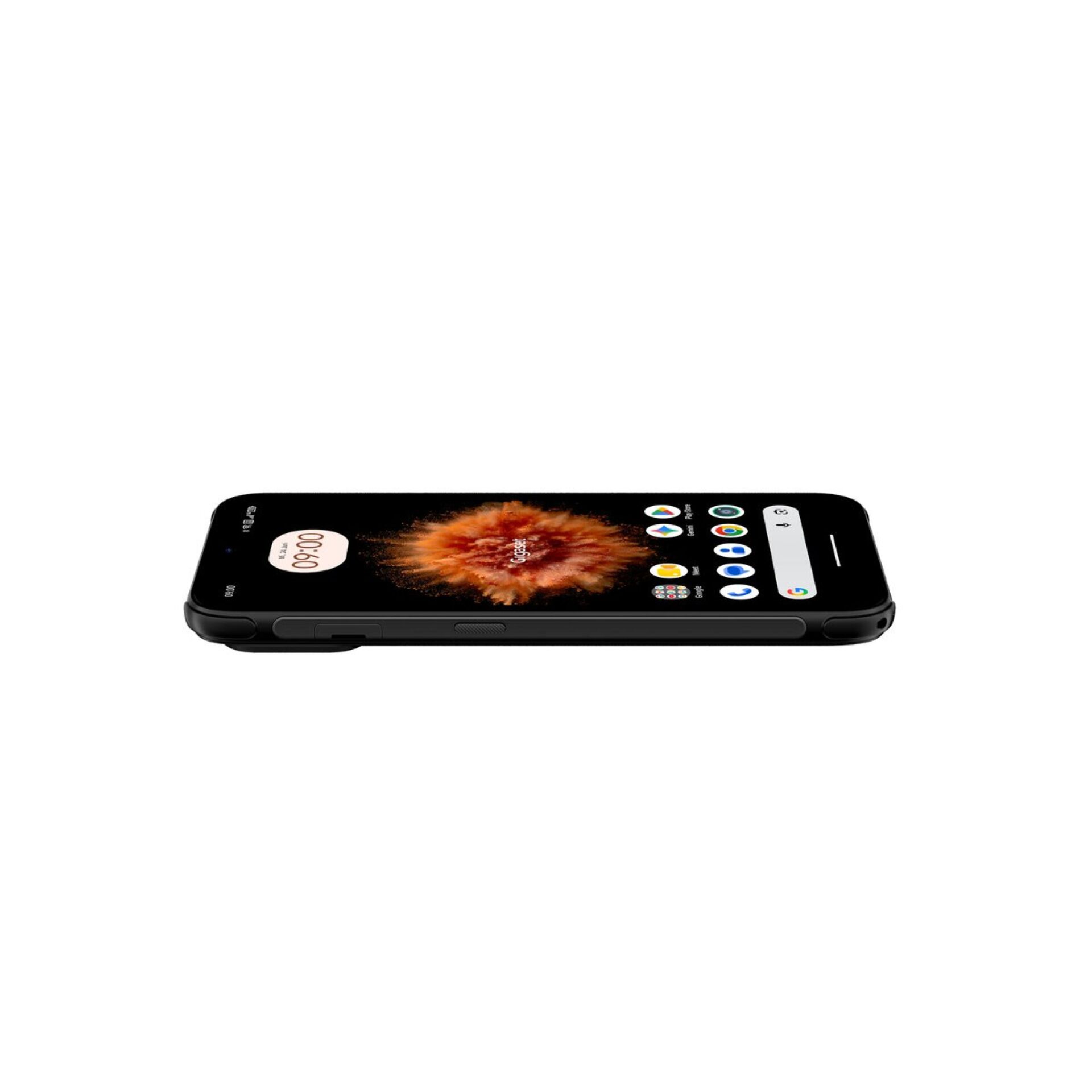 Smartphone, Schwarz, Touchscreen, Android, Rundungen