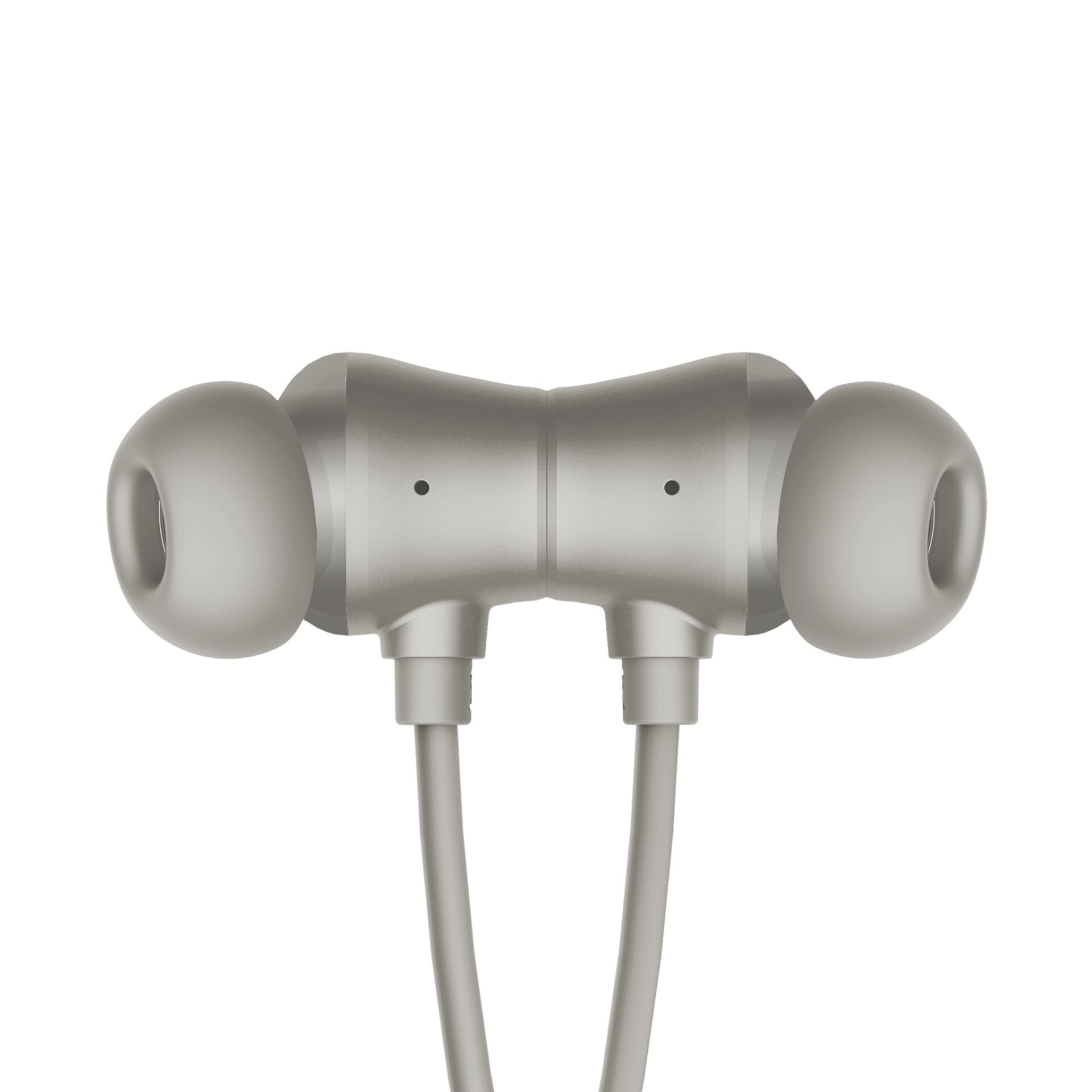 In-Ear Kopfhörer, Kabelgebundene Earbuds, Silber/Metallic, In-Ear Silikon-Passform, Kabel-Steg-Design