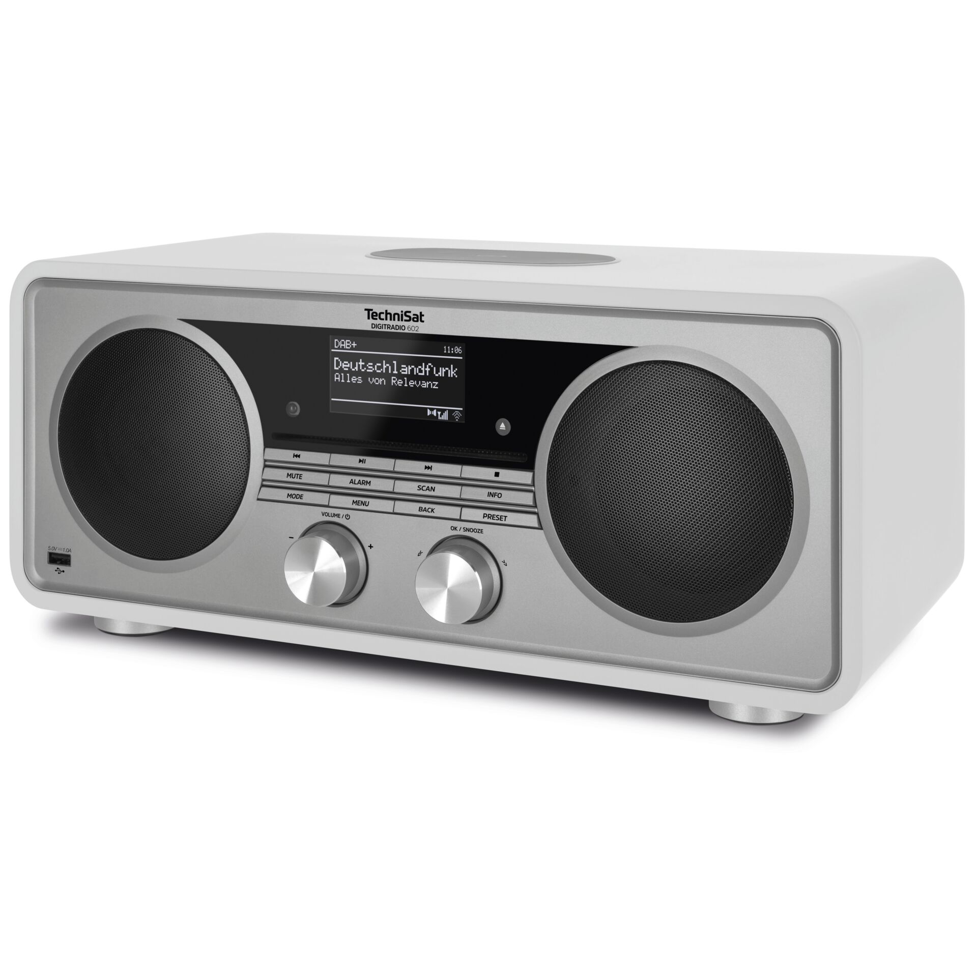 radio, stereo, grau, kugel?