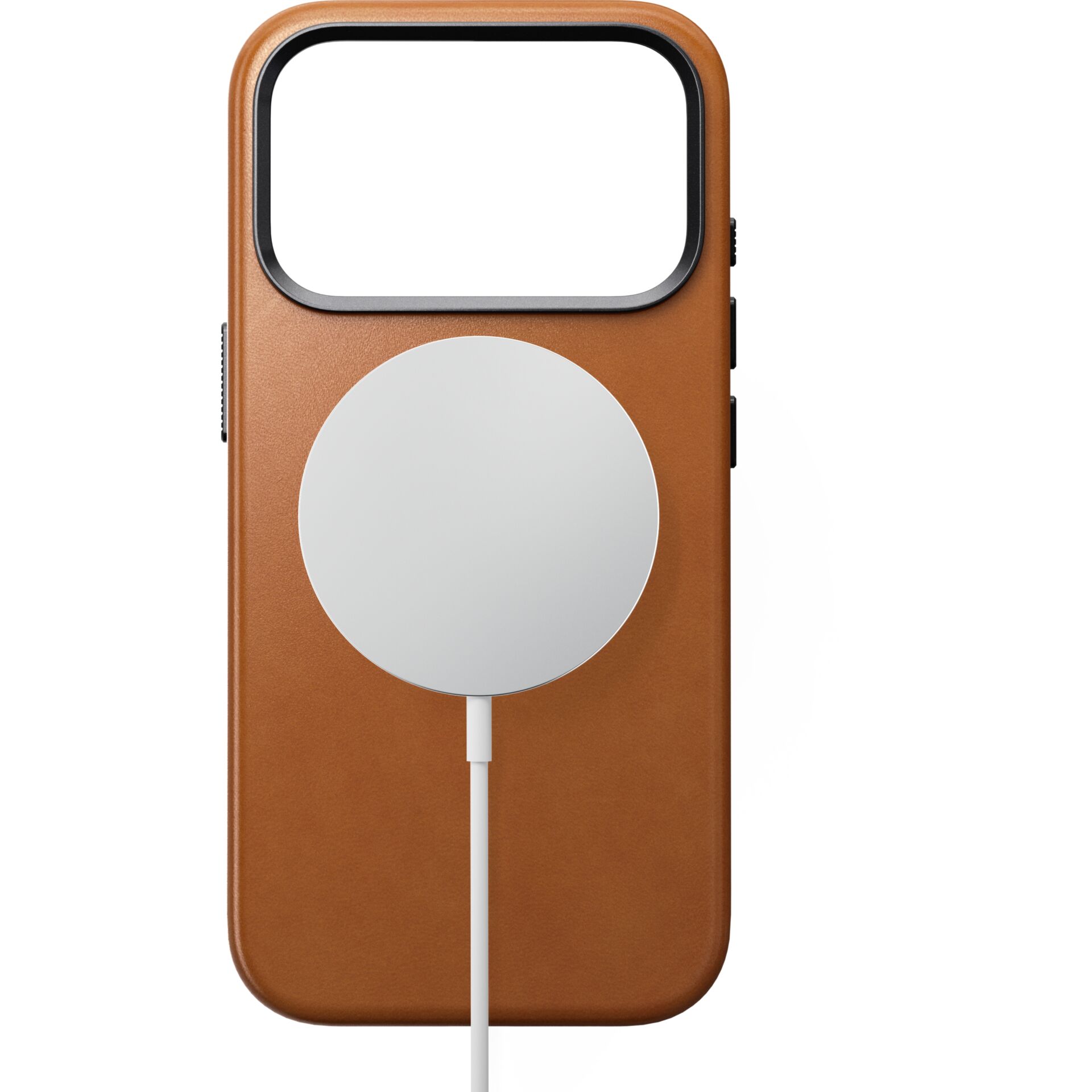 Hüllencase Telefon, braunes Leder, MagSafe, Ladegarnitur, iPhone-Kompatibilität