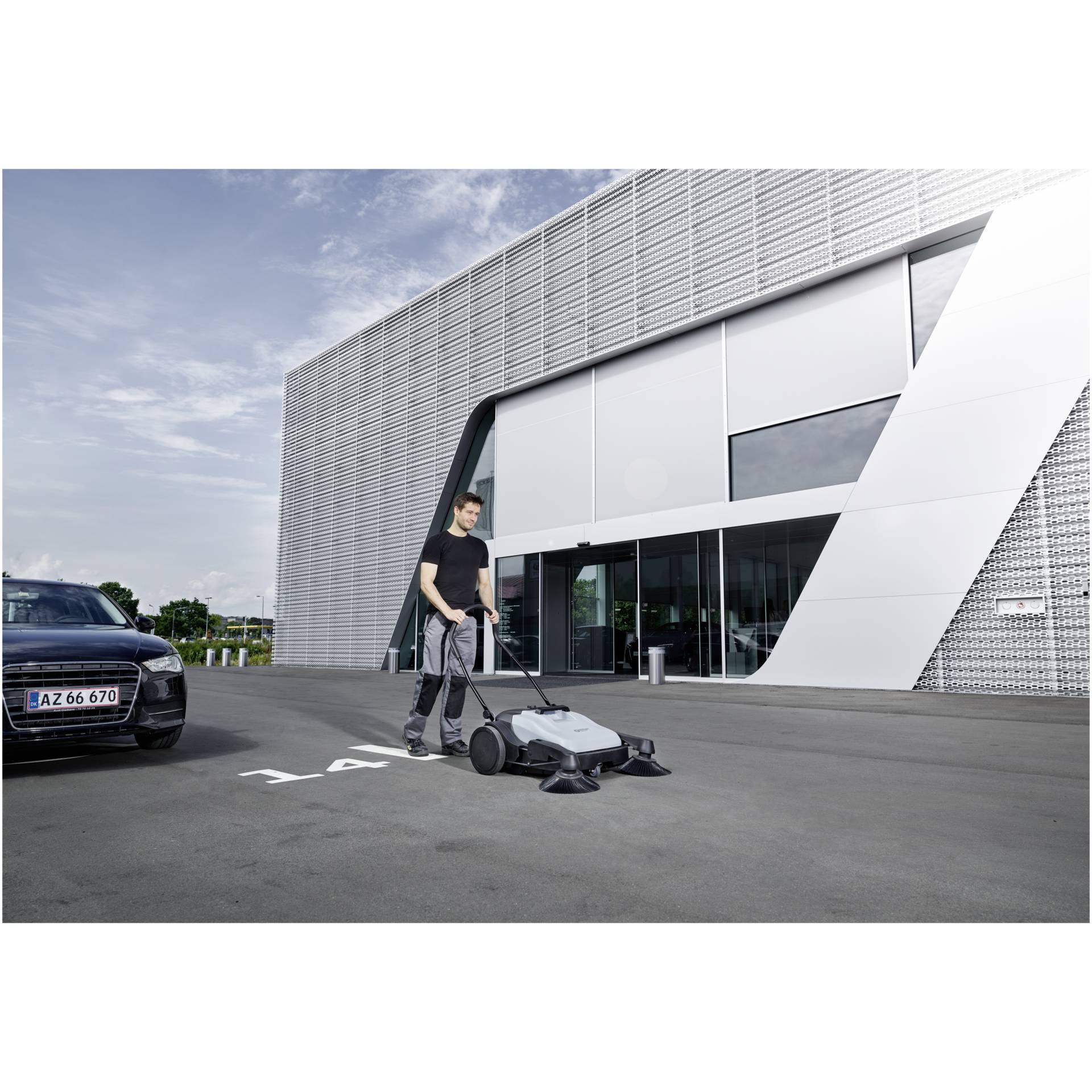 Rasenmäher, Werkzeug, Person, Auto, Fahrzeug