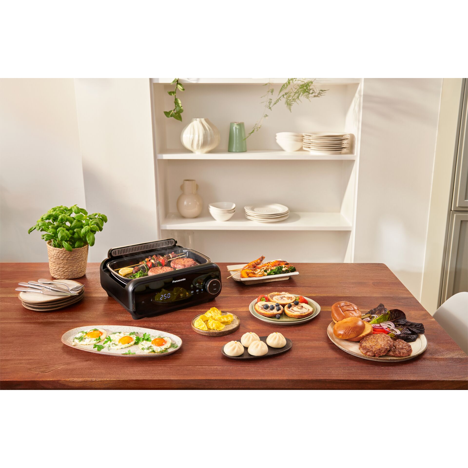 Brunch, Mahlzeit, Tabelle, Präsentation des Essens, Mittagessen