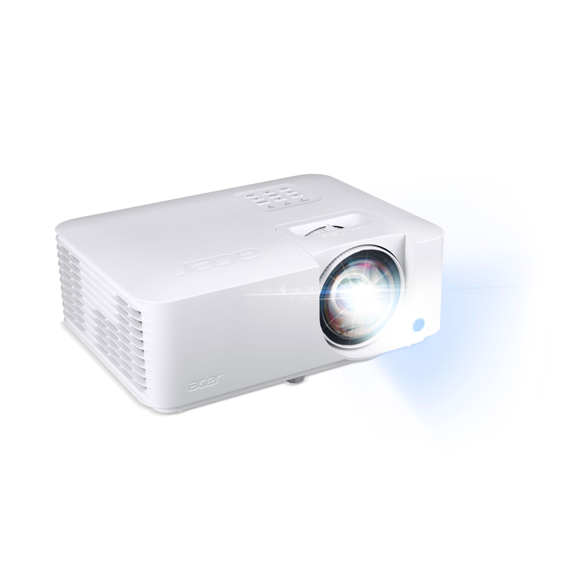 Projektor, LED-Licht, Weiß, Kompakt, Lampe