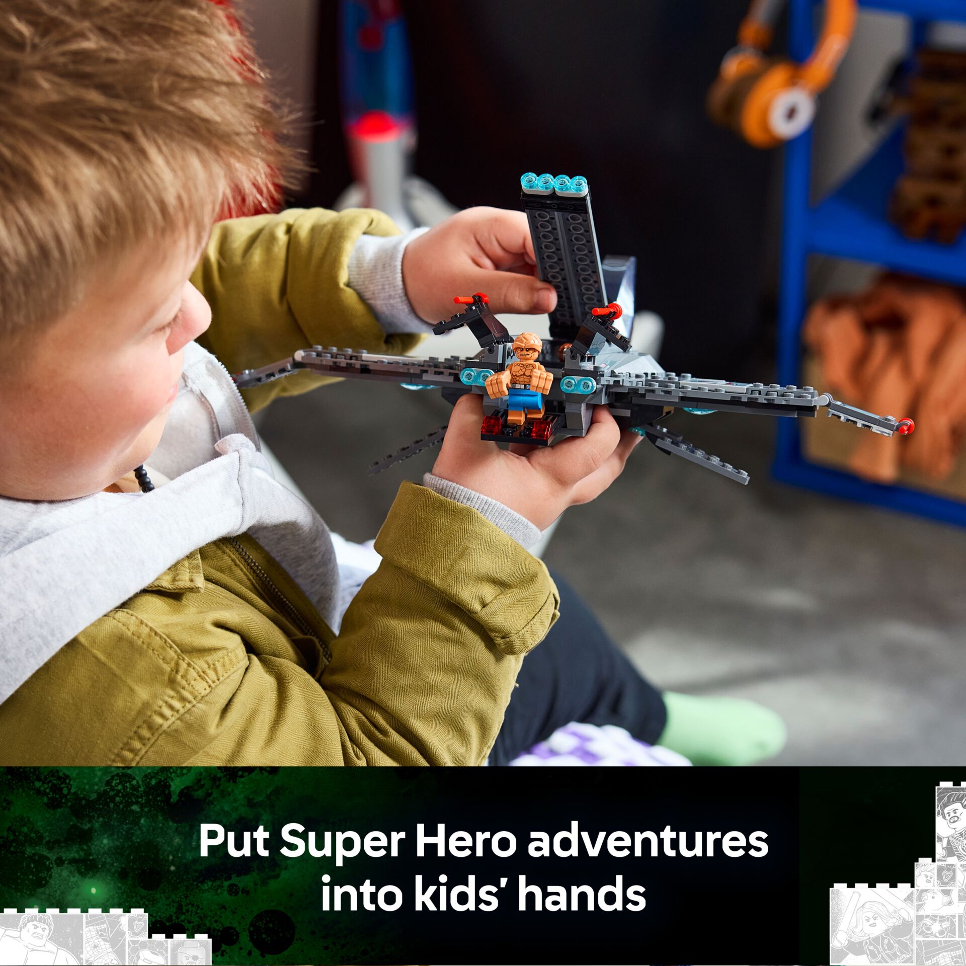 Lego, Bausatz, Kleckerfigur, Spielzeugflugzeug, Kinder