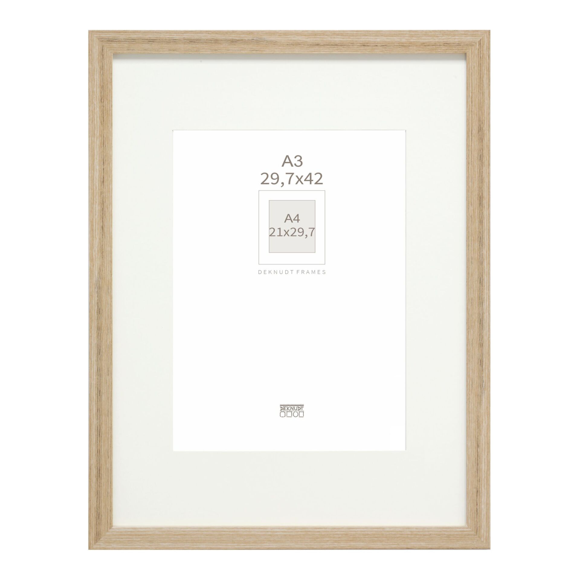 Deknudt S66KH1 P1 DIN A3 29,7x42  Holz eichefraben mit Pptt.