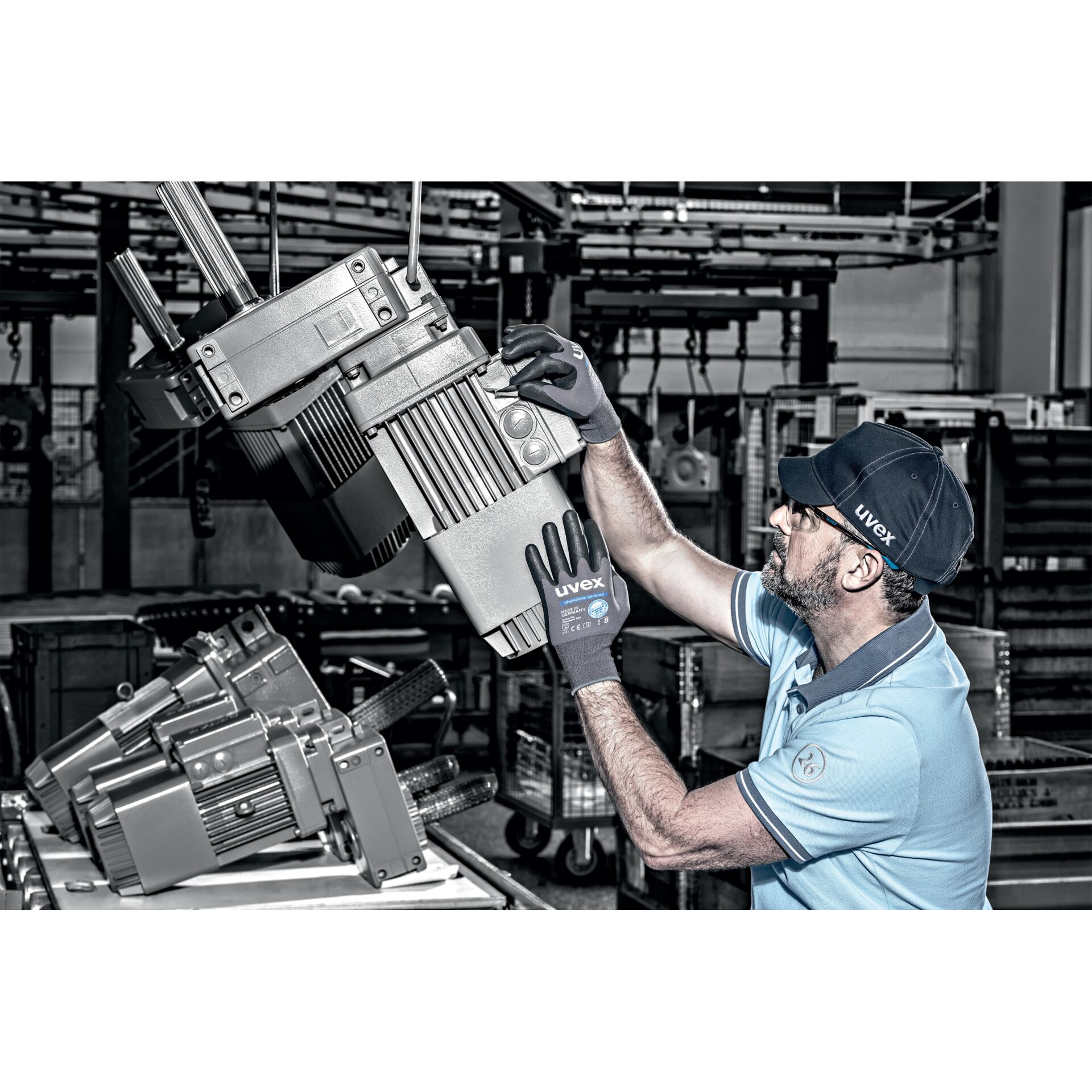 Person, Arbeiter, Handschuh, Fabrik, Mann