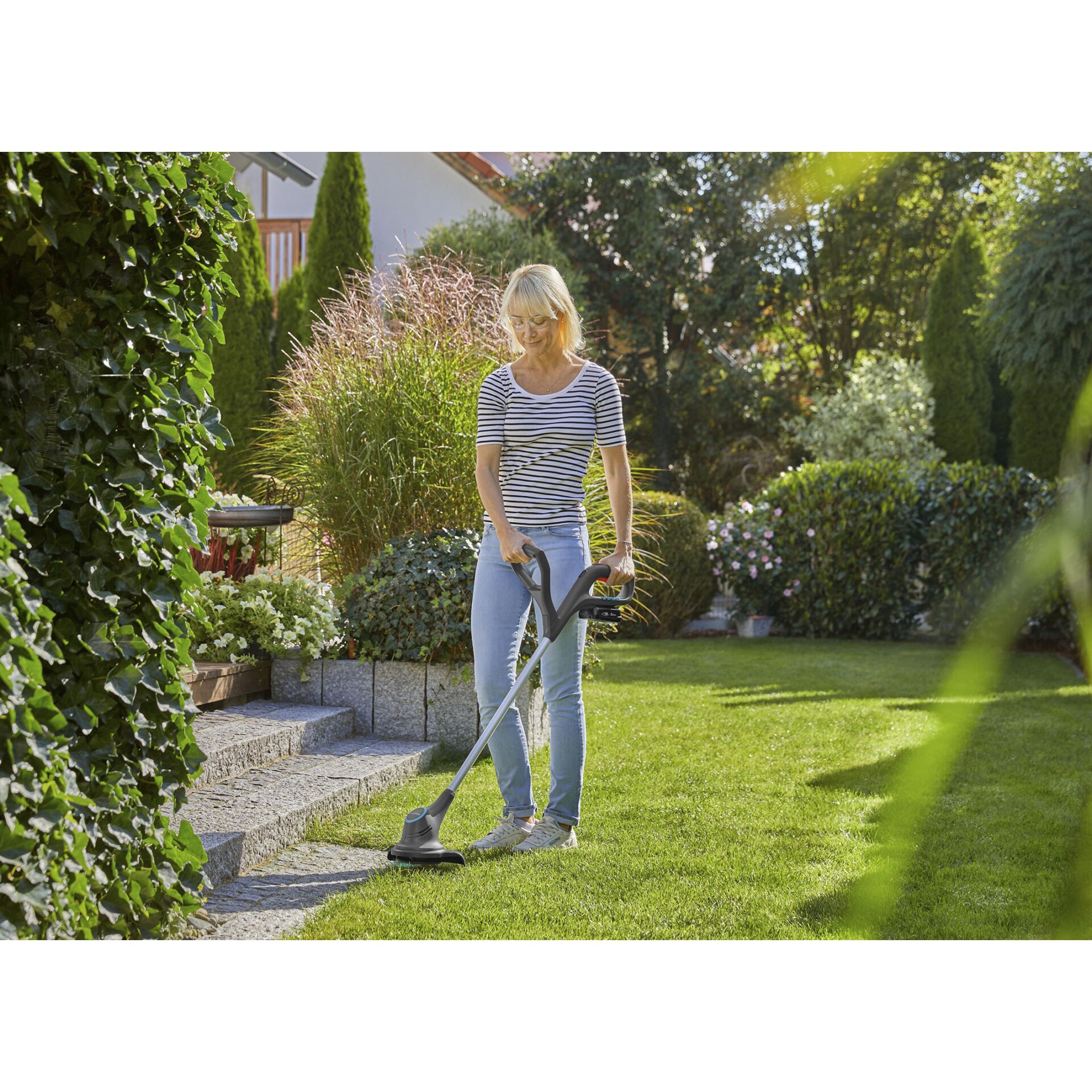Gras, Rasen, Person, Gerät, Schuh