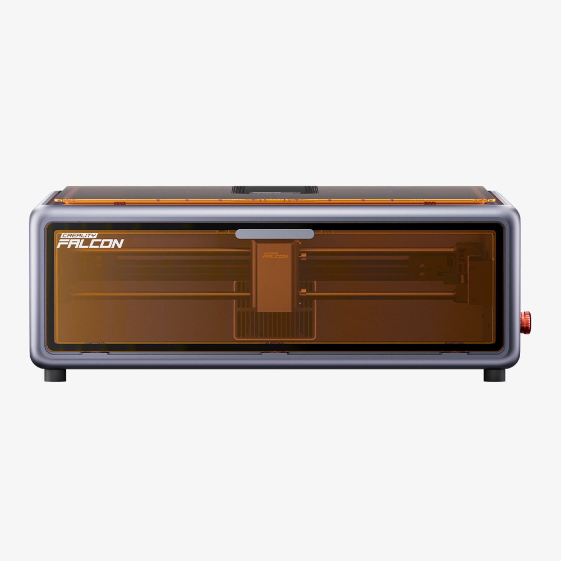 3D-Drucker, FDM-Druck, orangefarbige Tür, Glas-Tür, Kompakt