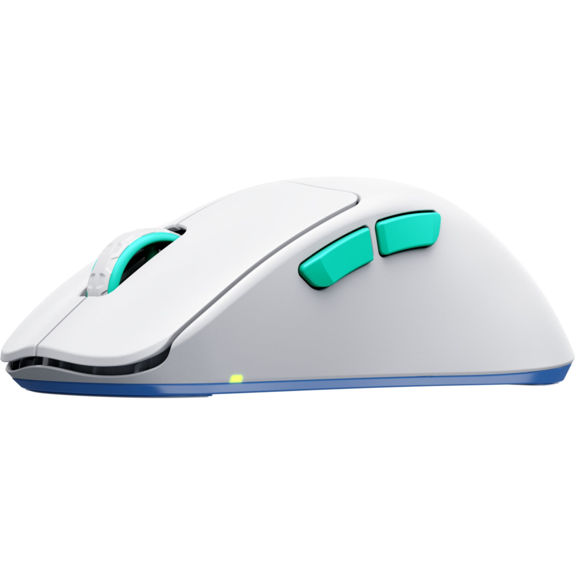 Maus, drahtlos, USB, ergonomisch, schwarz-weiß