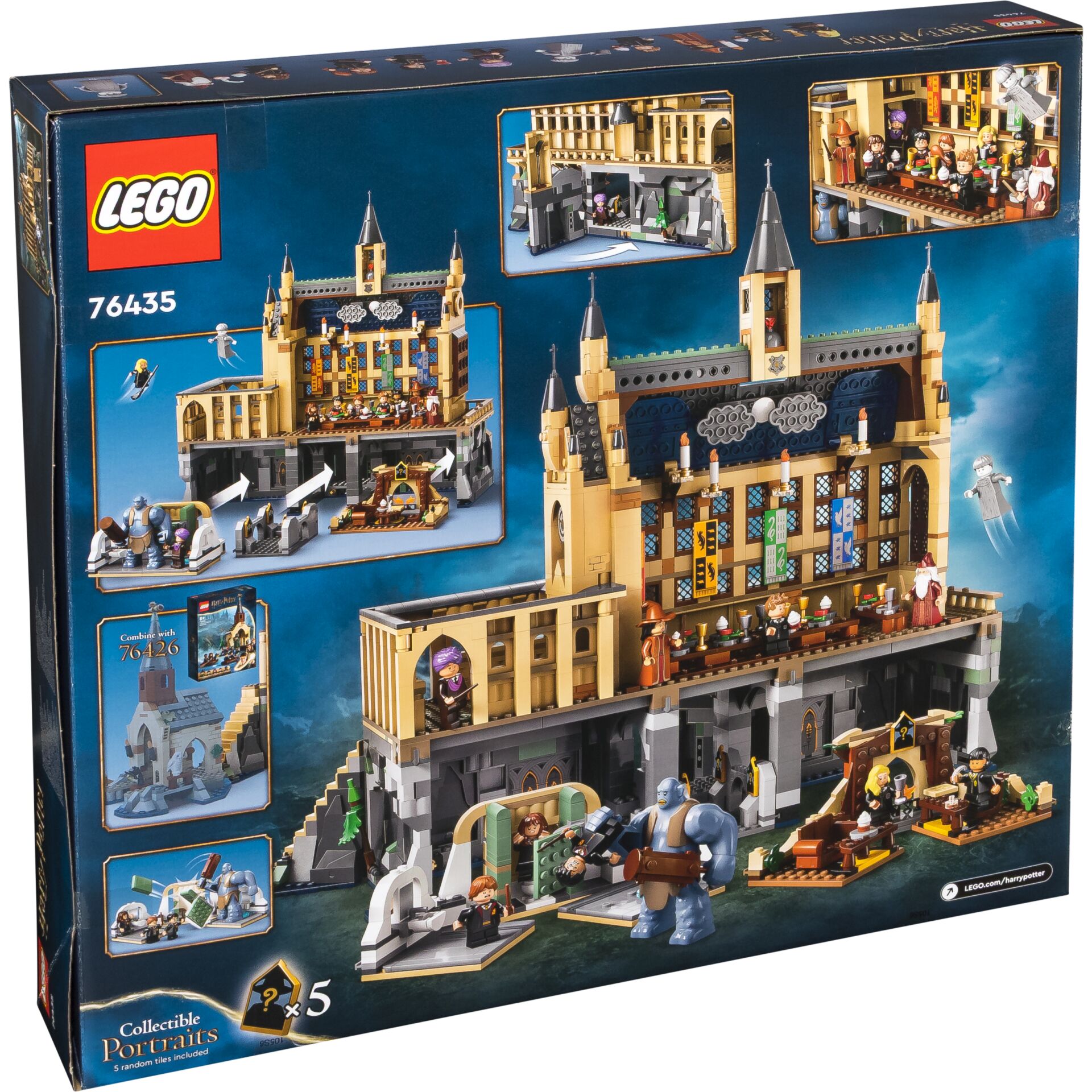 Lego-Set, Harry-Potter, Burg, Turm, Minifiguren