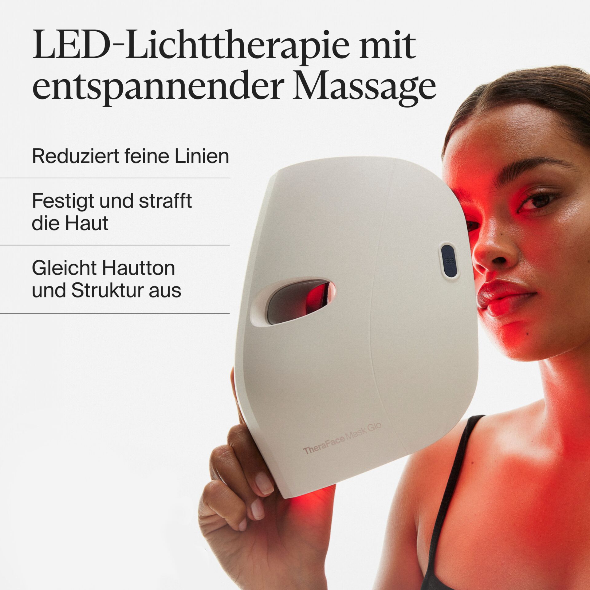 LED-Lichttherapie, Massager, Maske, Rotlicht, Gerät