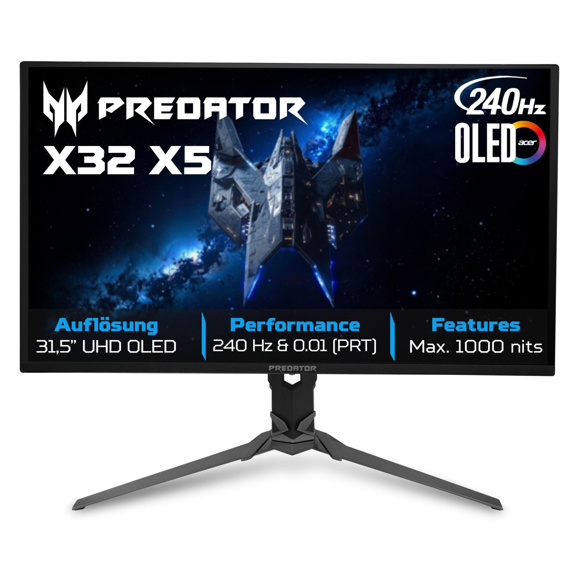 Display, Monitor, 31.5 Zoll, OLED, Bildschirm