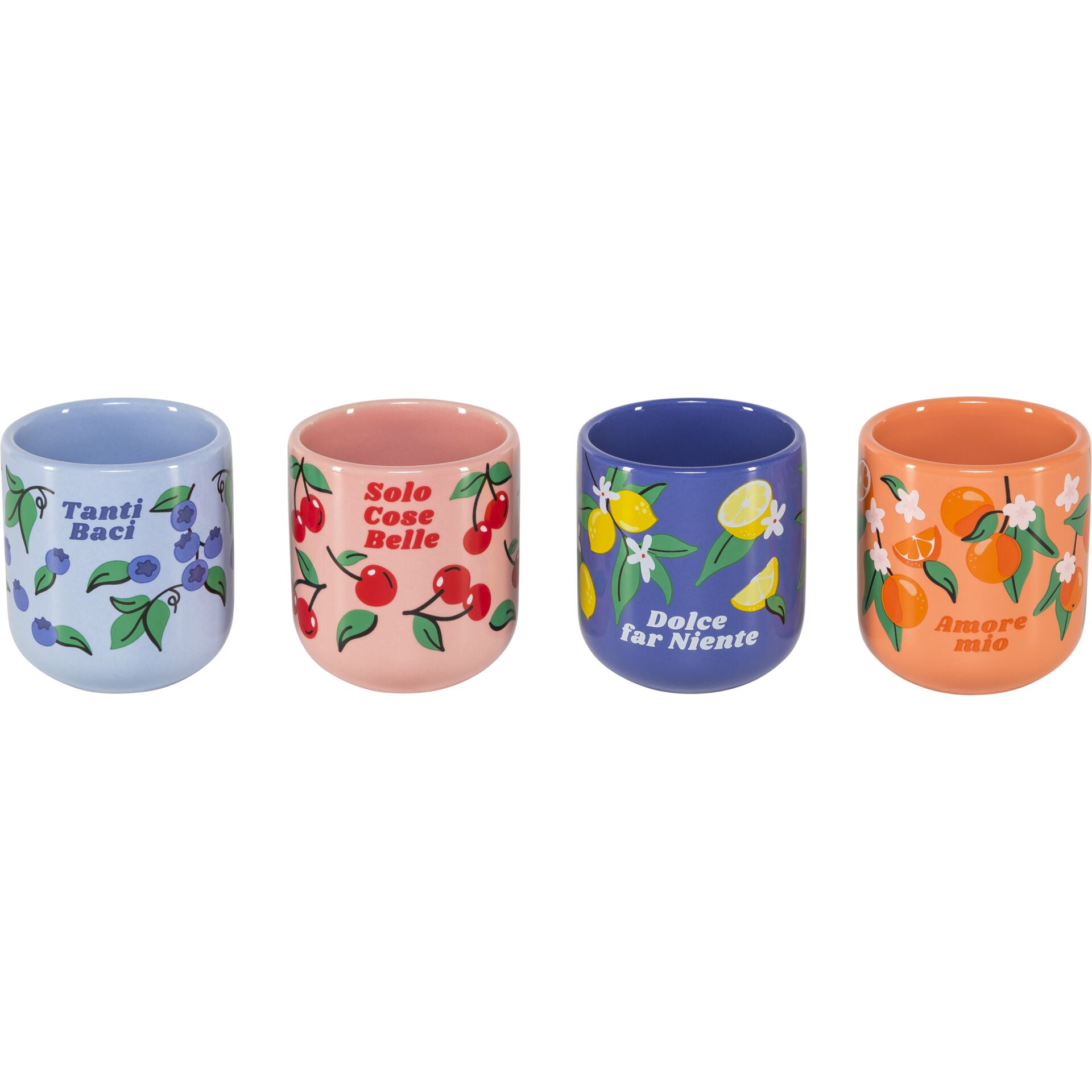 Bialetti Set 4 Bicchierini  mercato della frutta