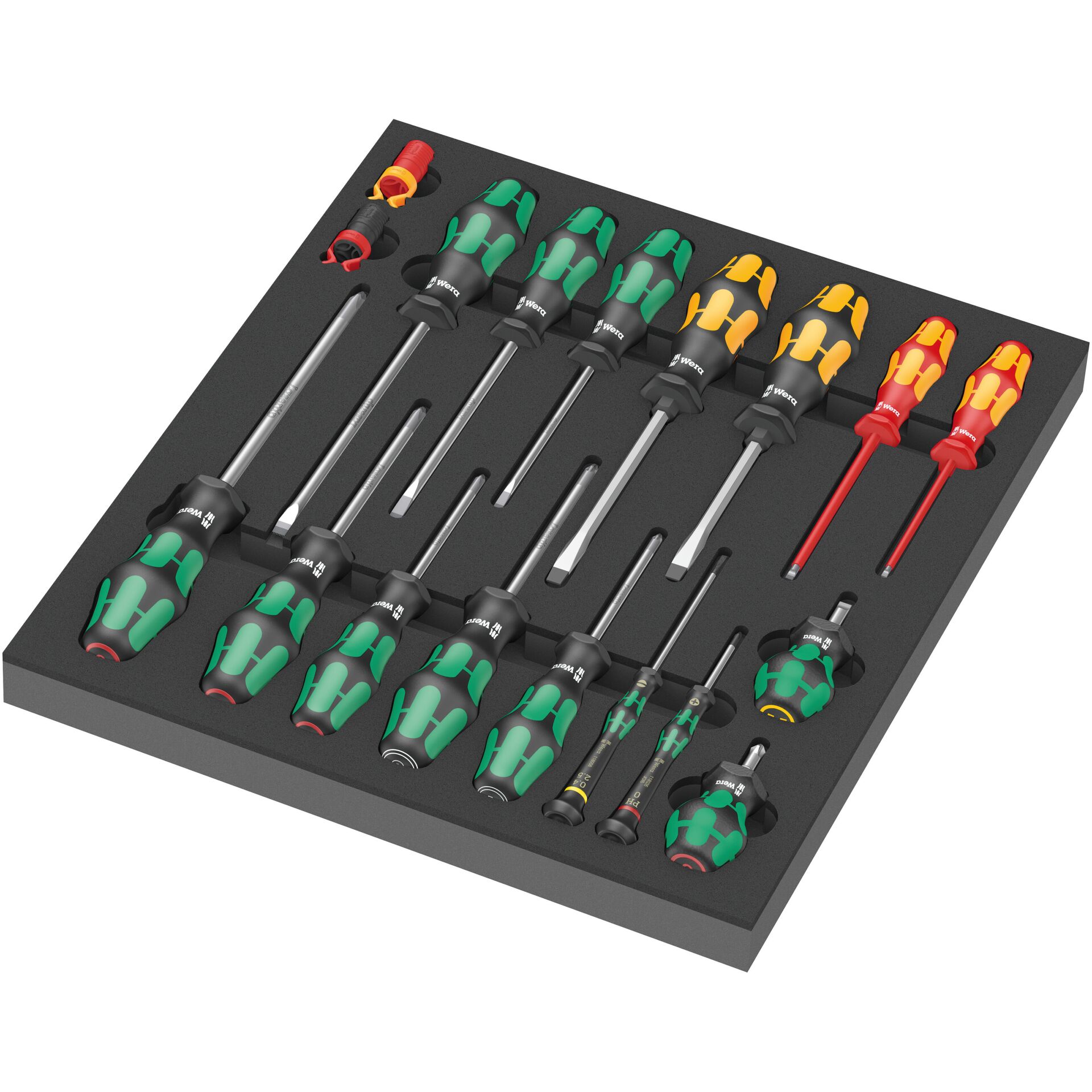 Wera 9710 Schraubendreher Set 1  Schaumstoffeinlage