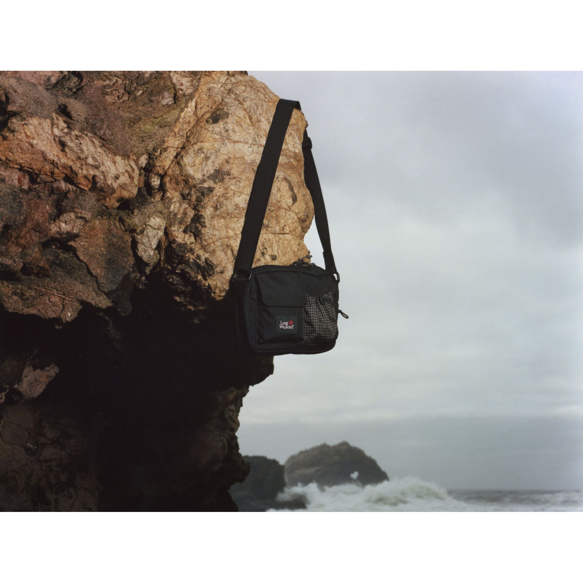 Klippe, Draußen, Tasche, Handtasche, Rock