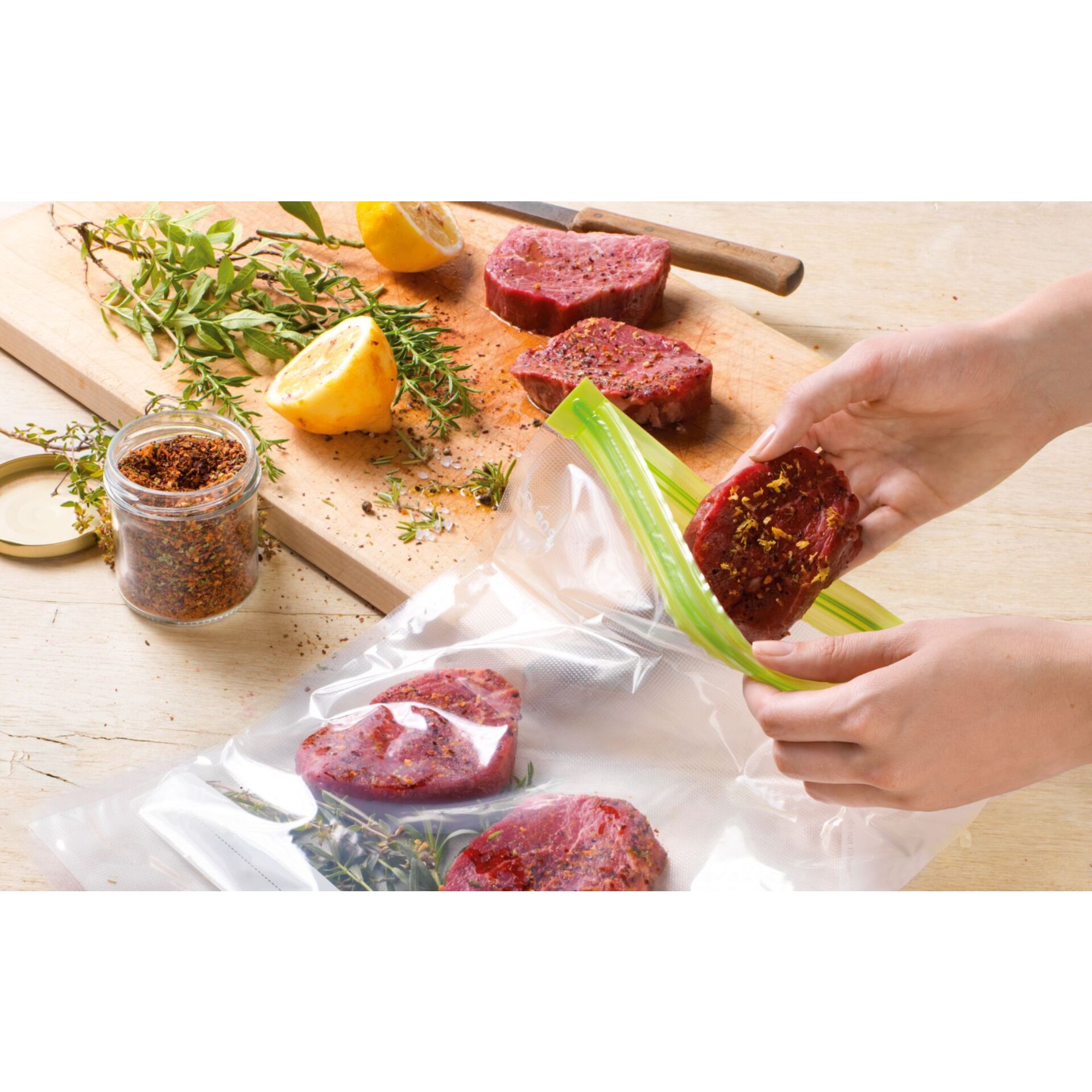 Essen, Fleisch, Schwein, Präsentation des Essens