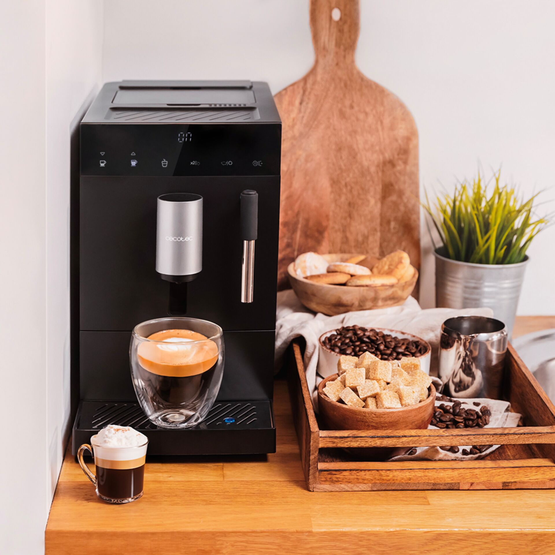 Kaffeemaschine, Espresso, Milchschaum, Kaffeezubehör, Küchenstil
