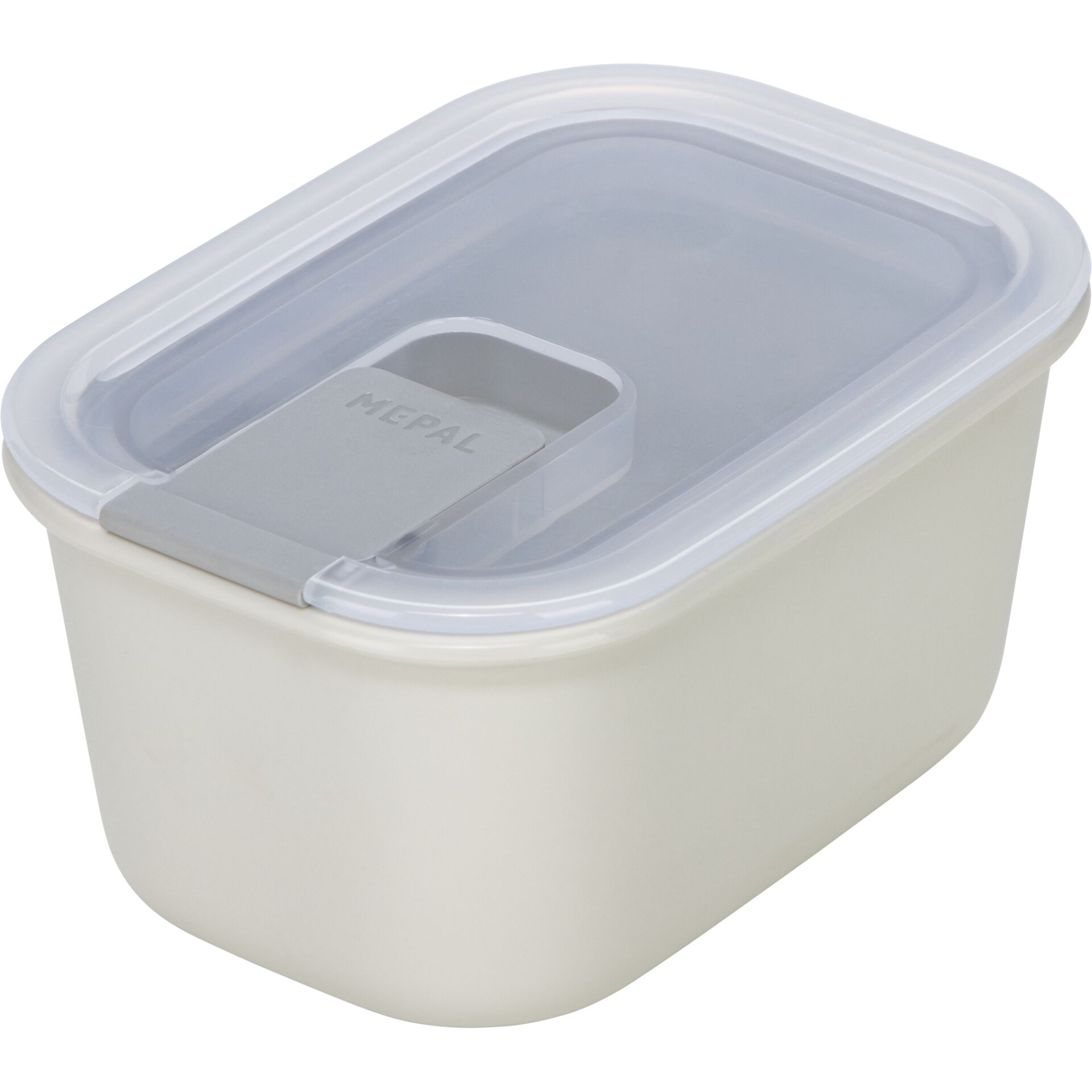 Lunchbox, Behälter, Kunststoff, Beige, Verschlussdeckel