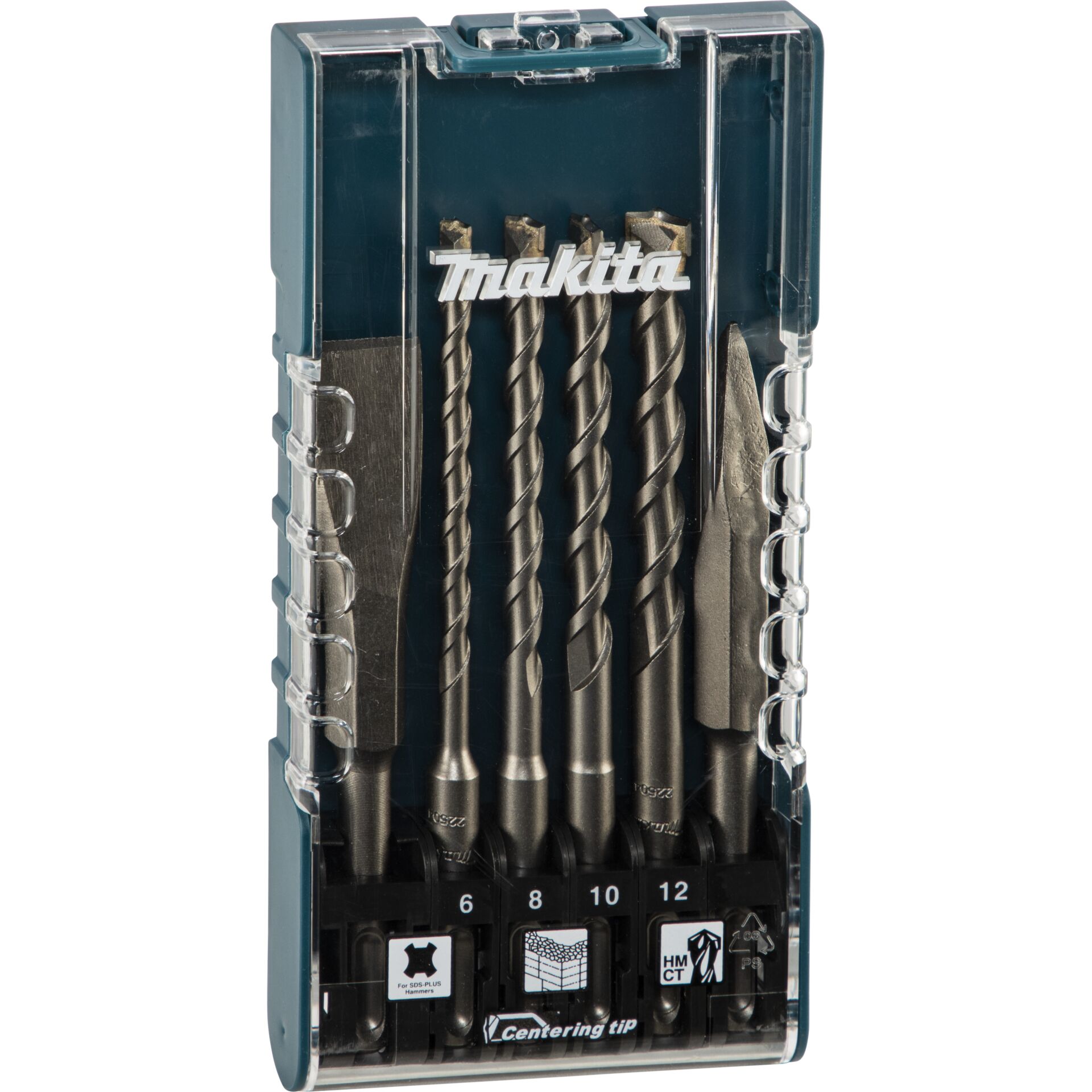 Makita E-15746 SDS-Plus Bohrer-  /Meißel Set 6-tlg.