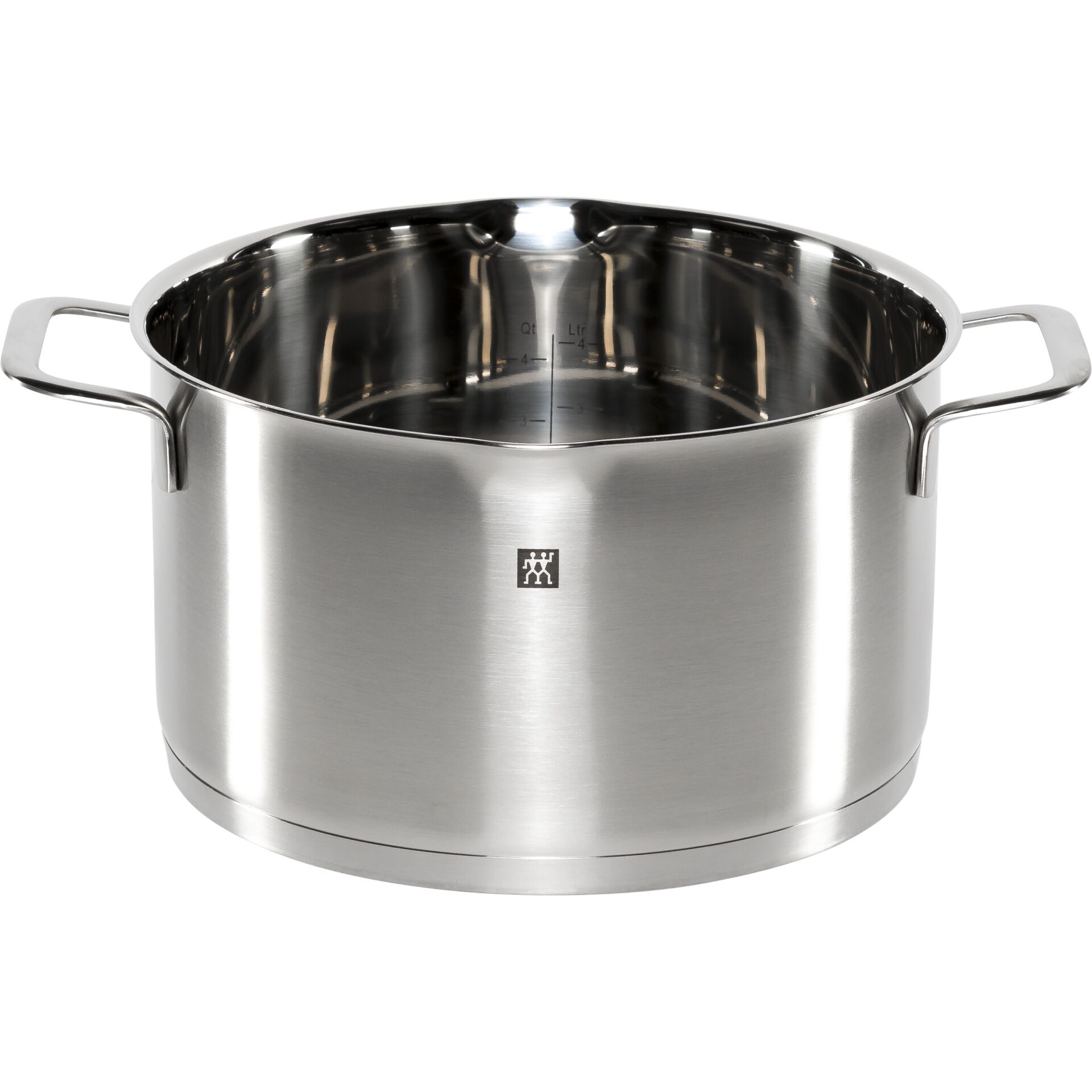 Stapelpot, Edelstahl, 2-4 qt, Doppelgriffe, induktionsgeeignet