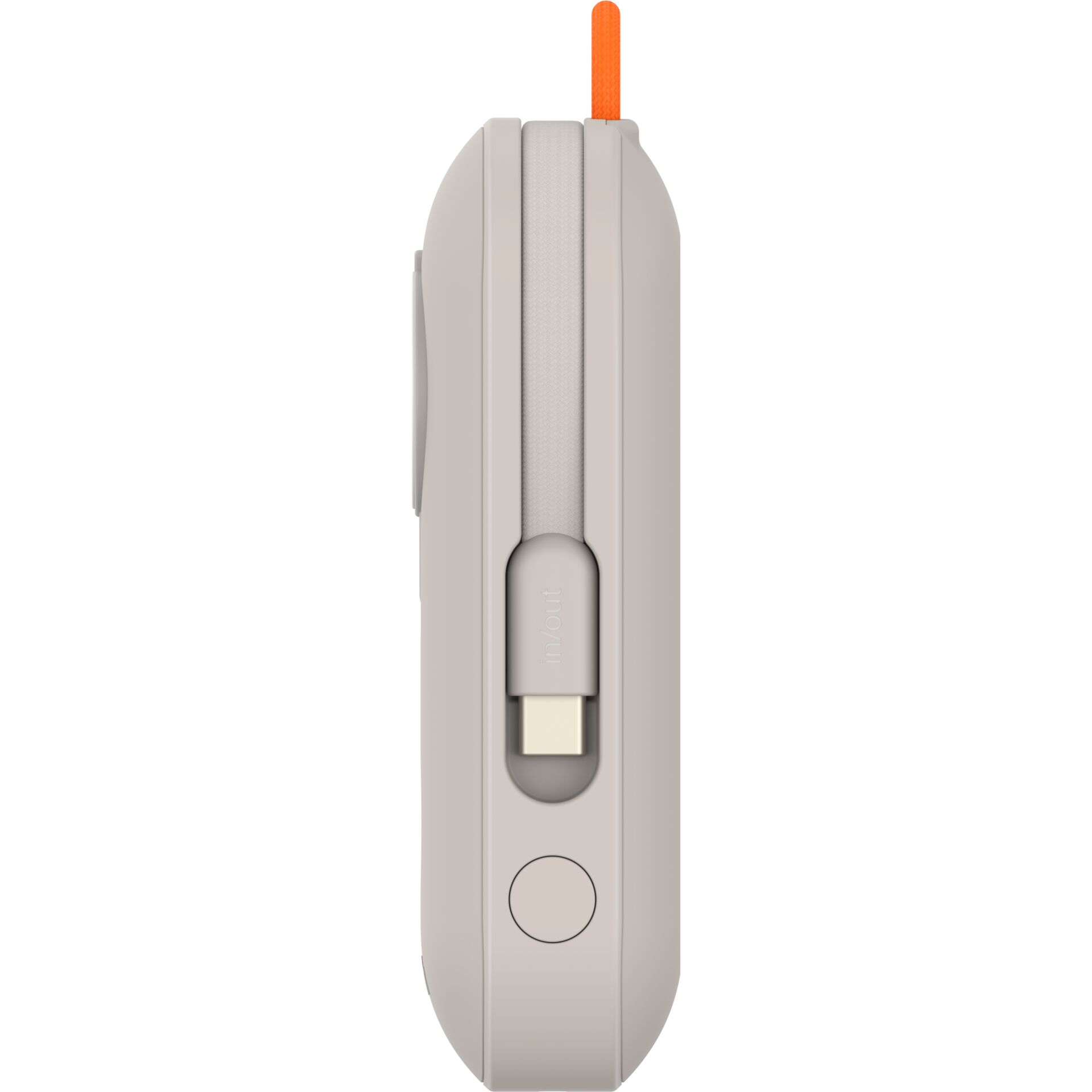 Kompaktkamera, Gehäuse, Kamera-Scroll, Schiebeverschluss, Orange Akzent